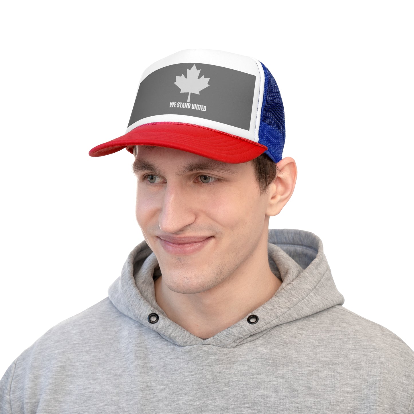 We Stand United Canada Trucker Cap - Stylish & Supportive Headwear