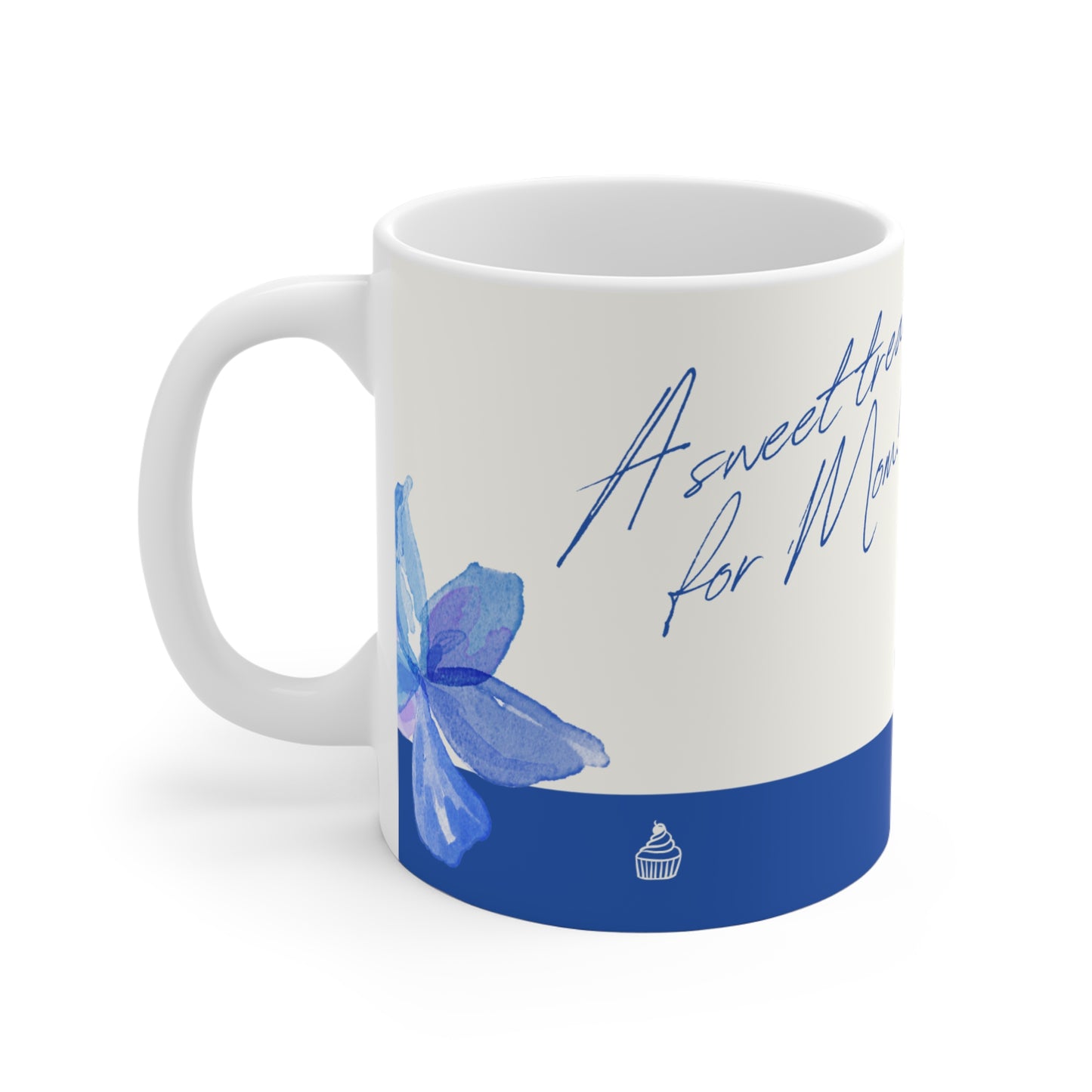 Floral Ceramic Mug - A Sweet Treat for Mom