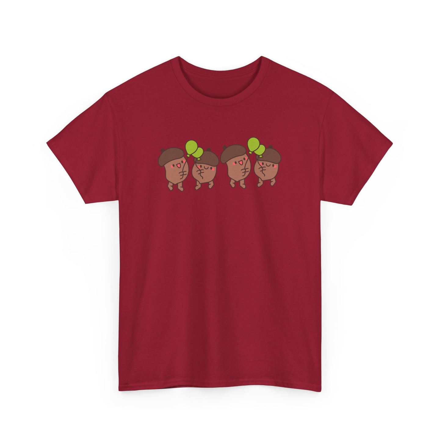 Joyful Cartoon Tee with Balloons - Unisex Heavy Cotton Shirt
