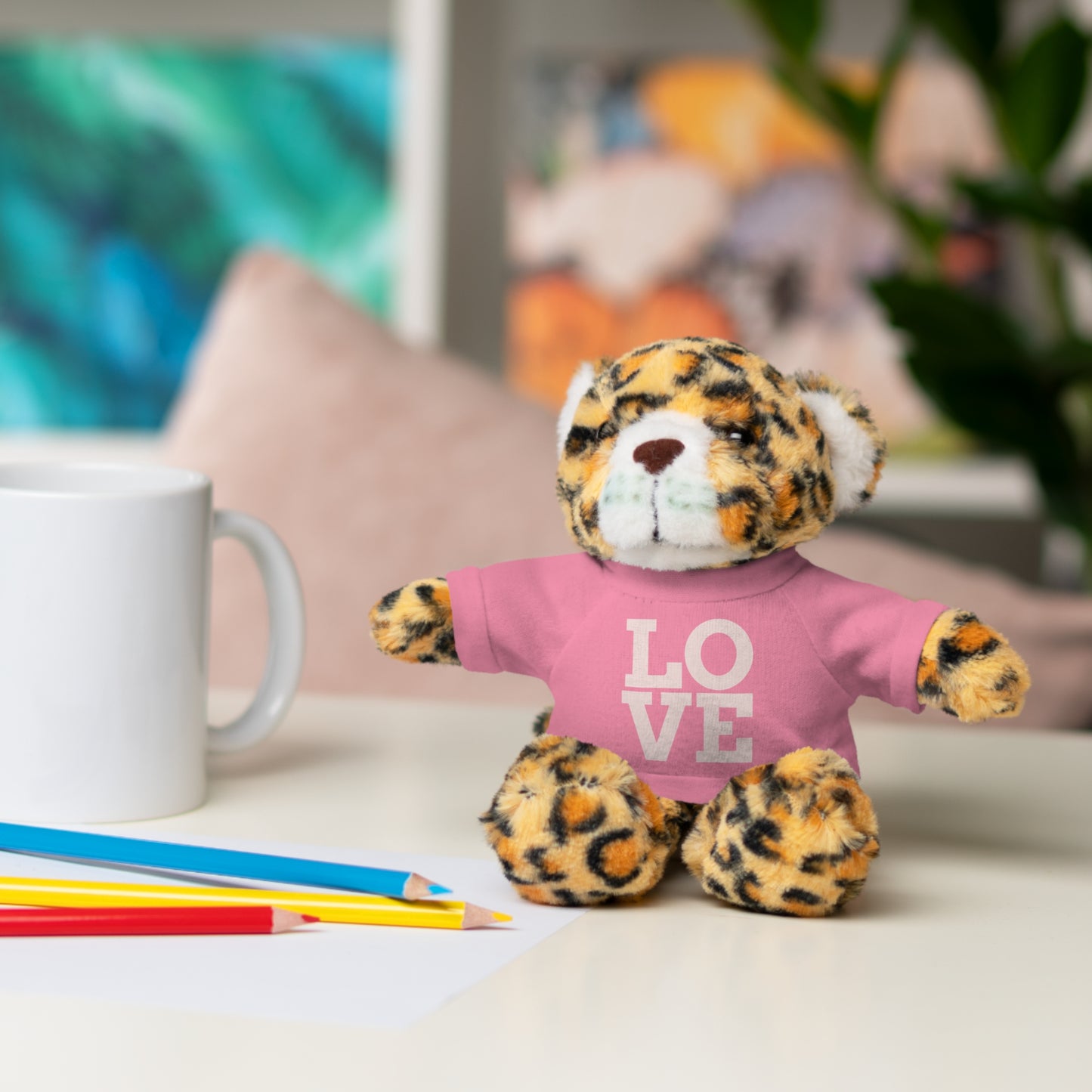 ‘Pink’ Stuffed Animals with Tee