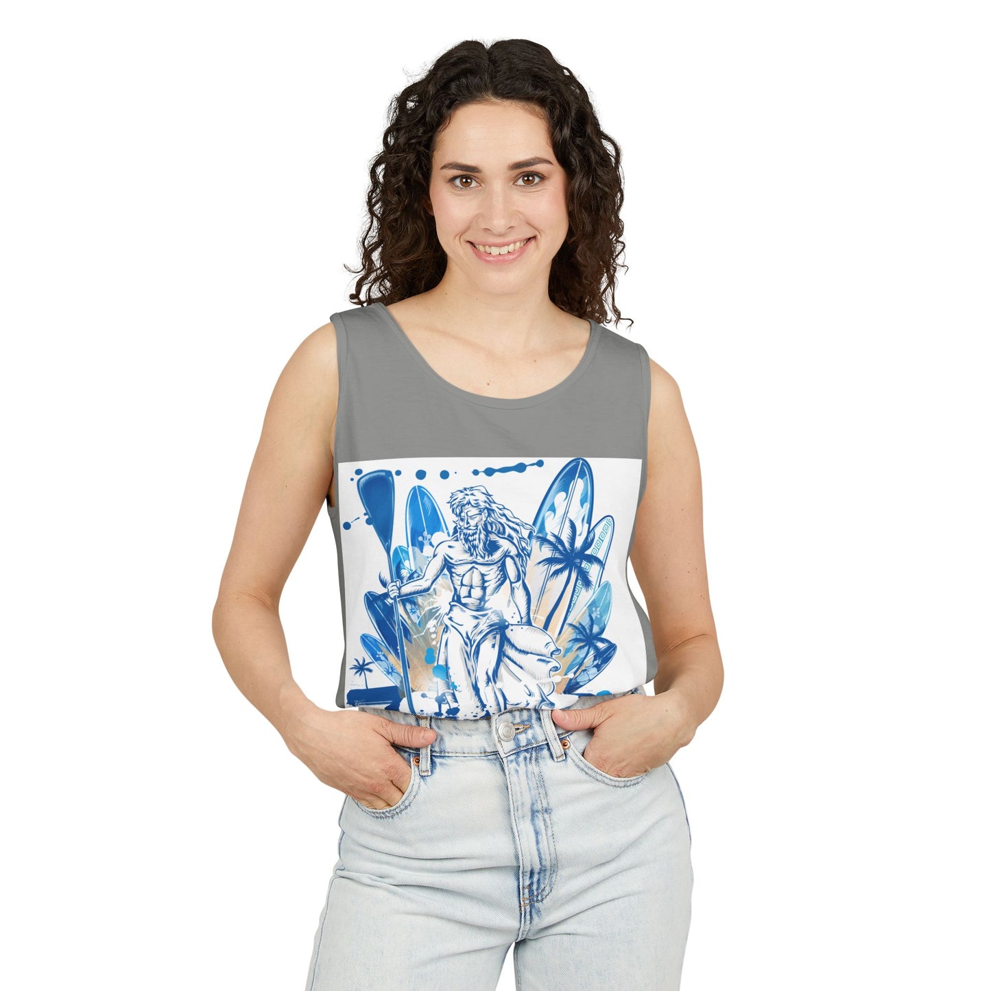 Lost Summer Unisex Tank Top, Beach Wear, Summer Vibes, Casual Top, Vacation Apparel, Gift for Friends