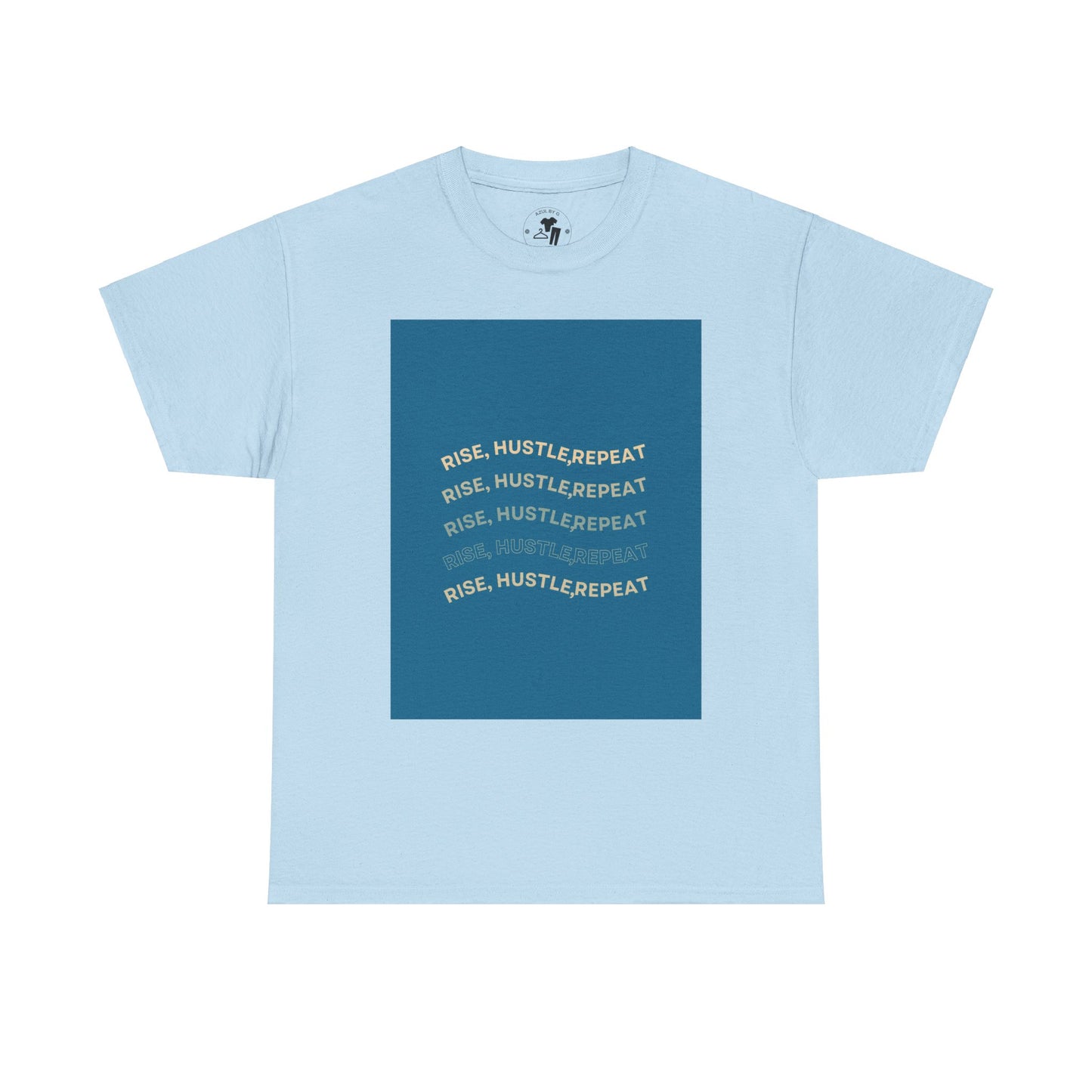 Rise,Hustle, Repeat’ Unisex Heavy Cotton Tee