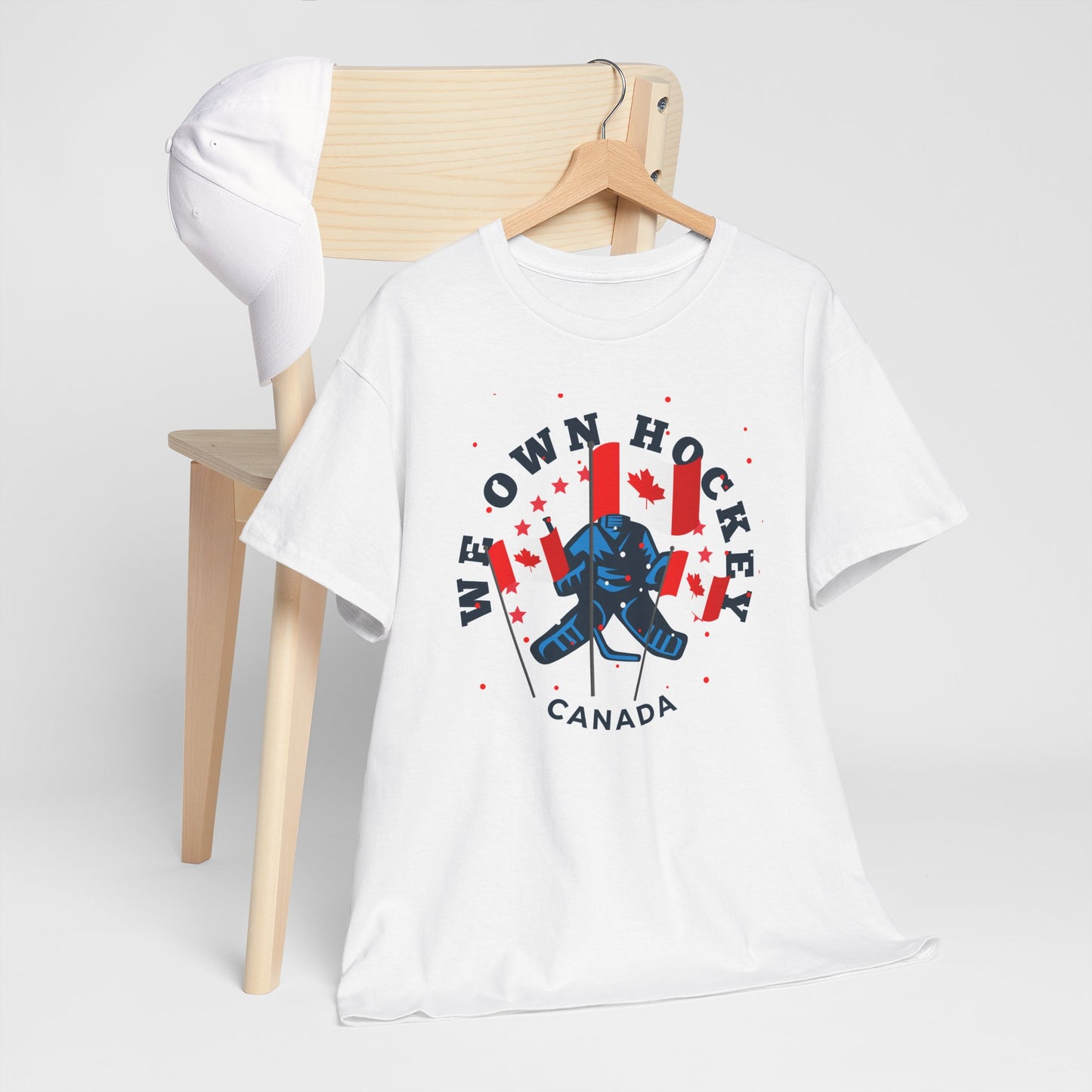 We Own Hockey Canada Unisex Heavy Cotton Tee – Perfect for Ice Hockey Fans
