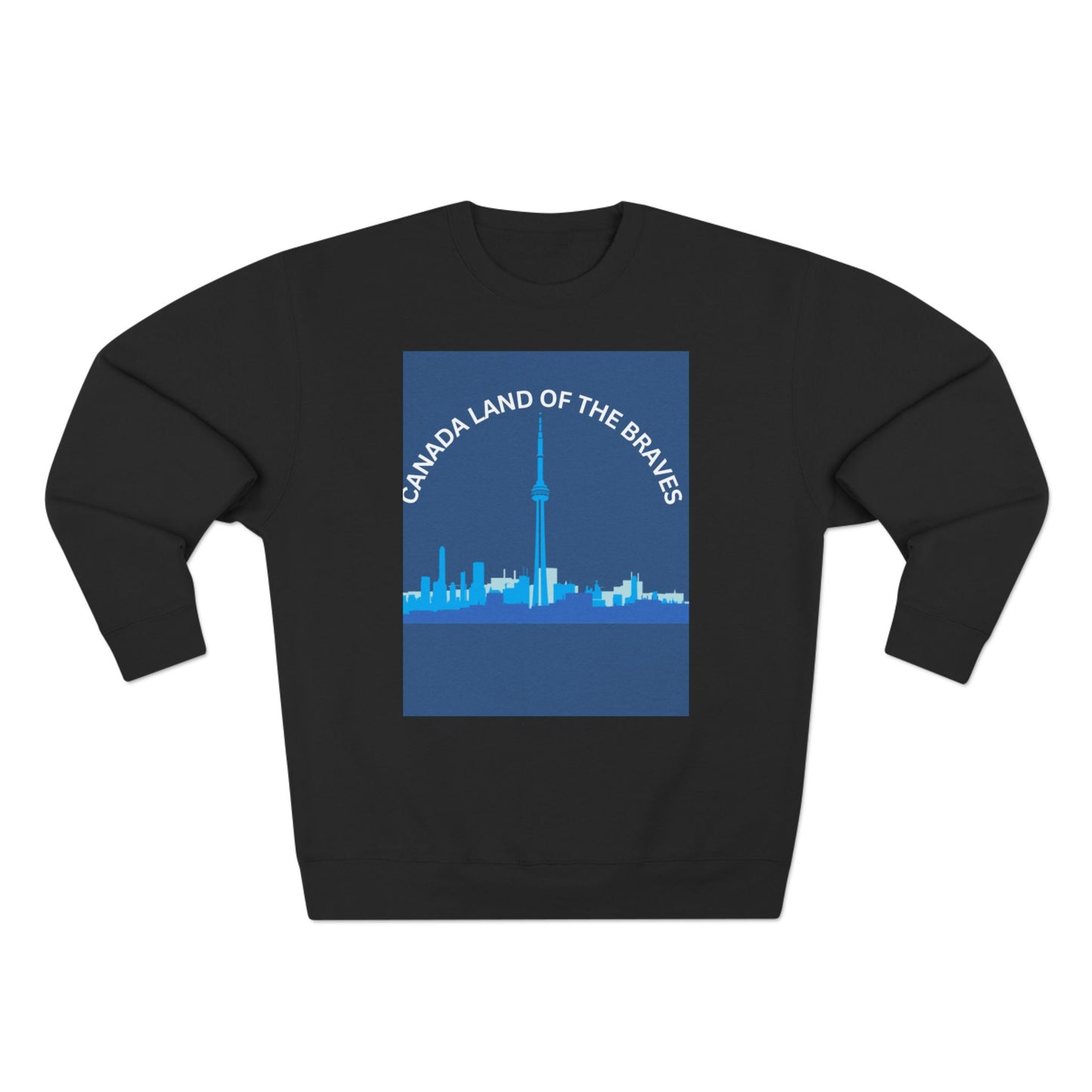 Canada Land of the Brave Unisex Crewneck Sweatshirt - Cozy Urban Style for All Occasions
