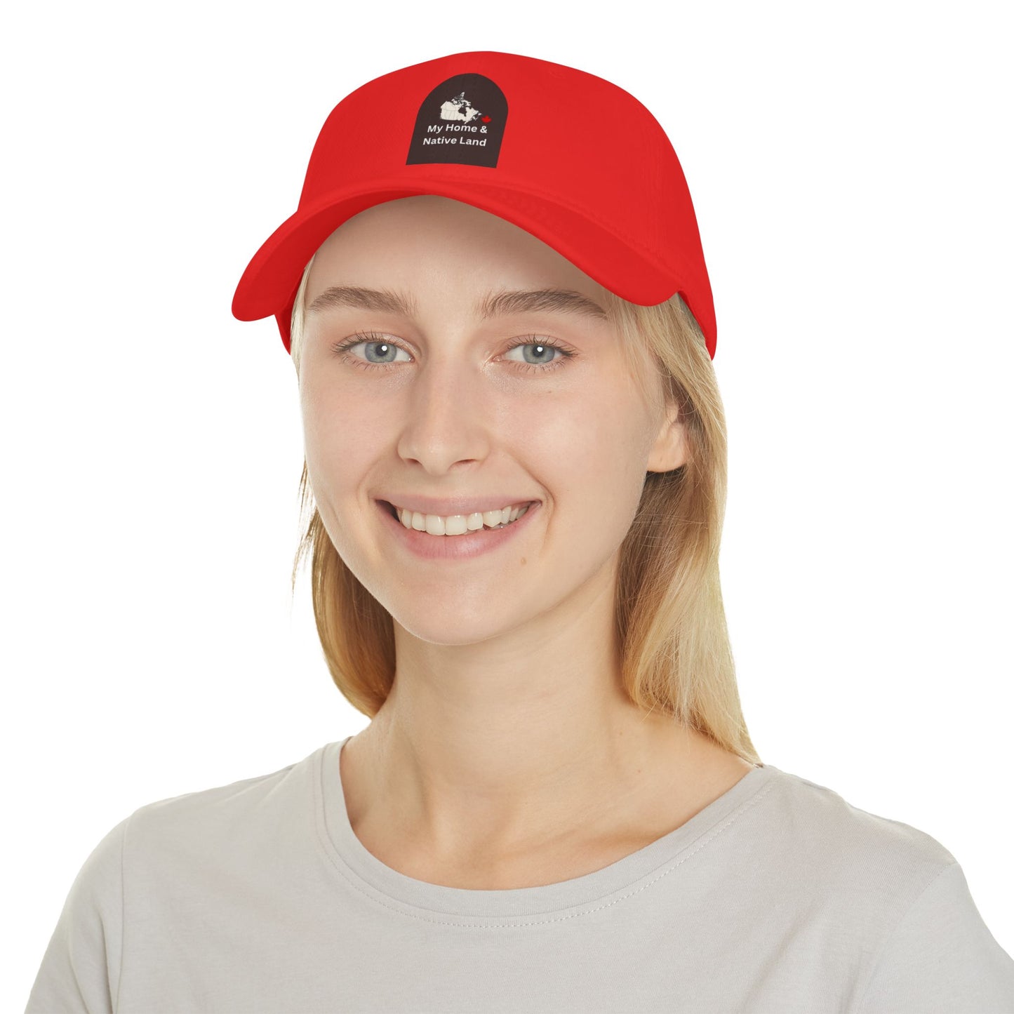 My Home & Native Land Low Profile Baseball Cap - Red Adjustable Hat