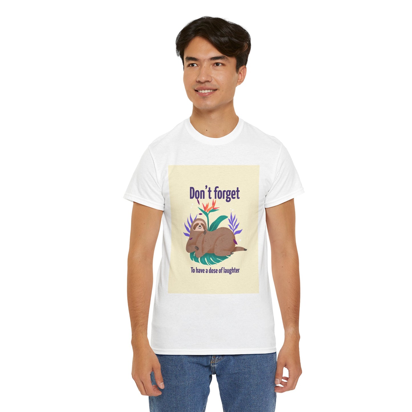 ‘Have a dose of Laughter’ Unisex Heavy Cotton Tee
