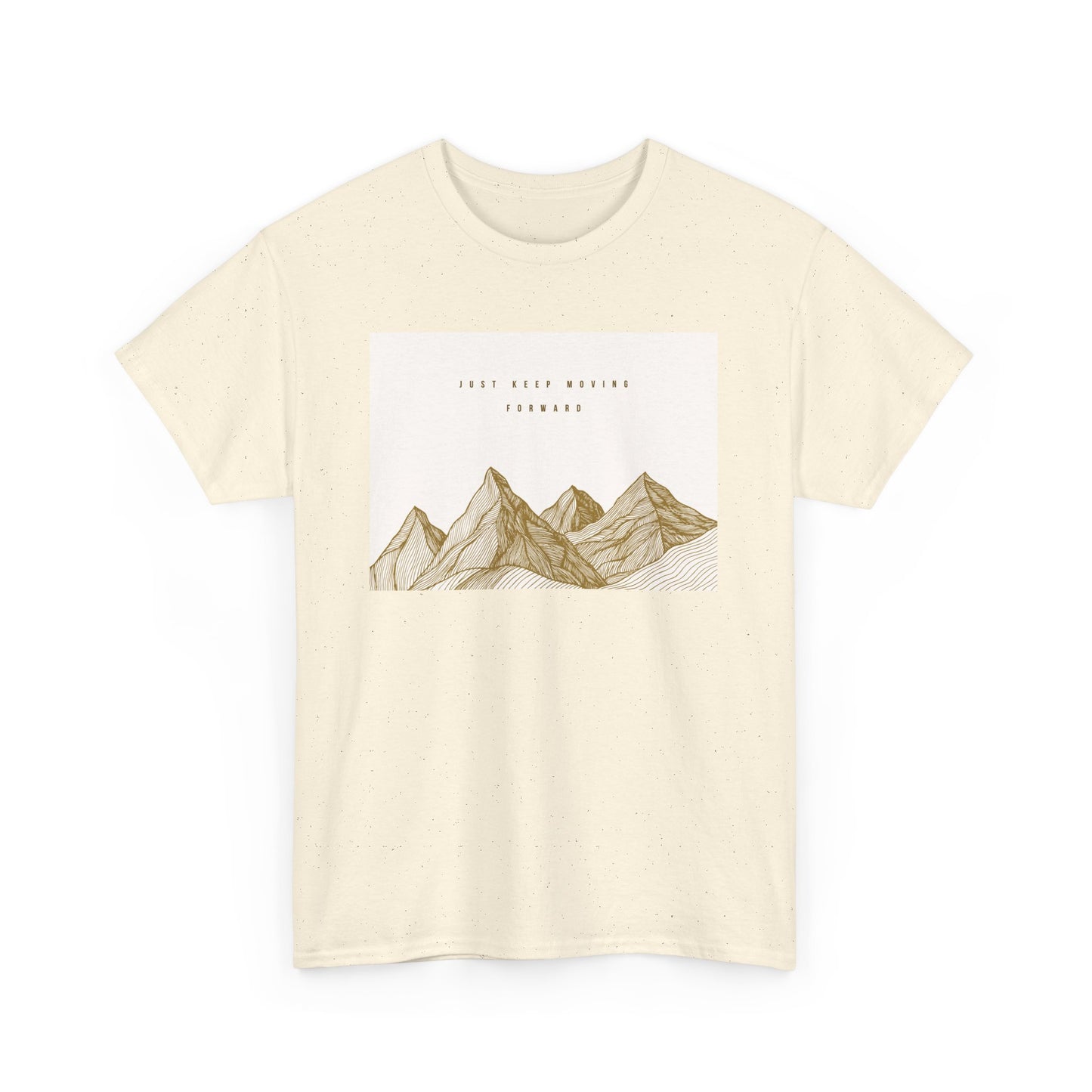 Mountain Graphic Unisex Heavy Cotton Tee - Just Keep Moving