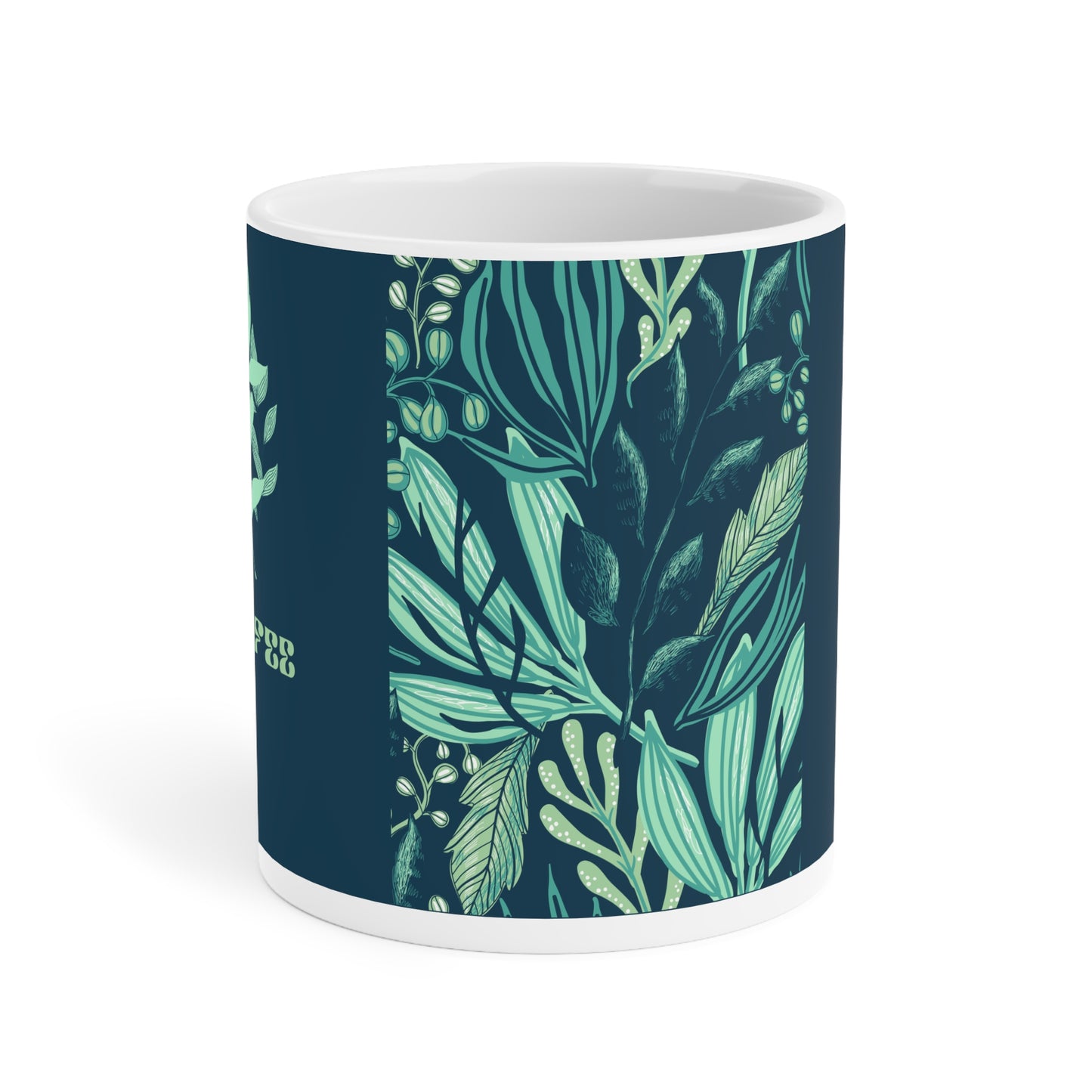 Botanical Ceramic Mug Collection, Eco-Friendly Coffee Cup, Perfect Gift for Plant Lovers, Sip & Savor, Nature-Inspired Drinkware