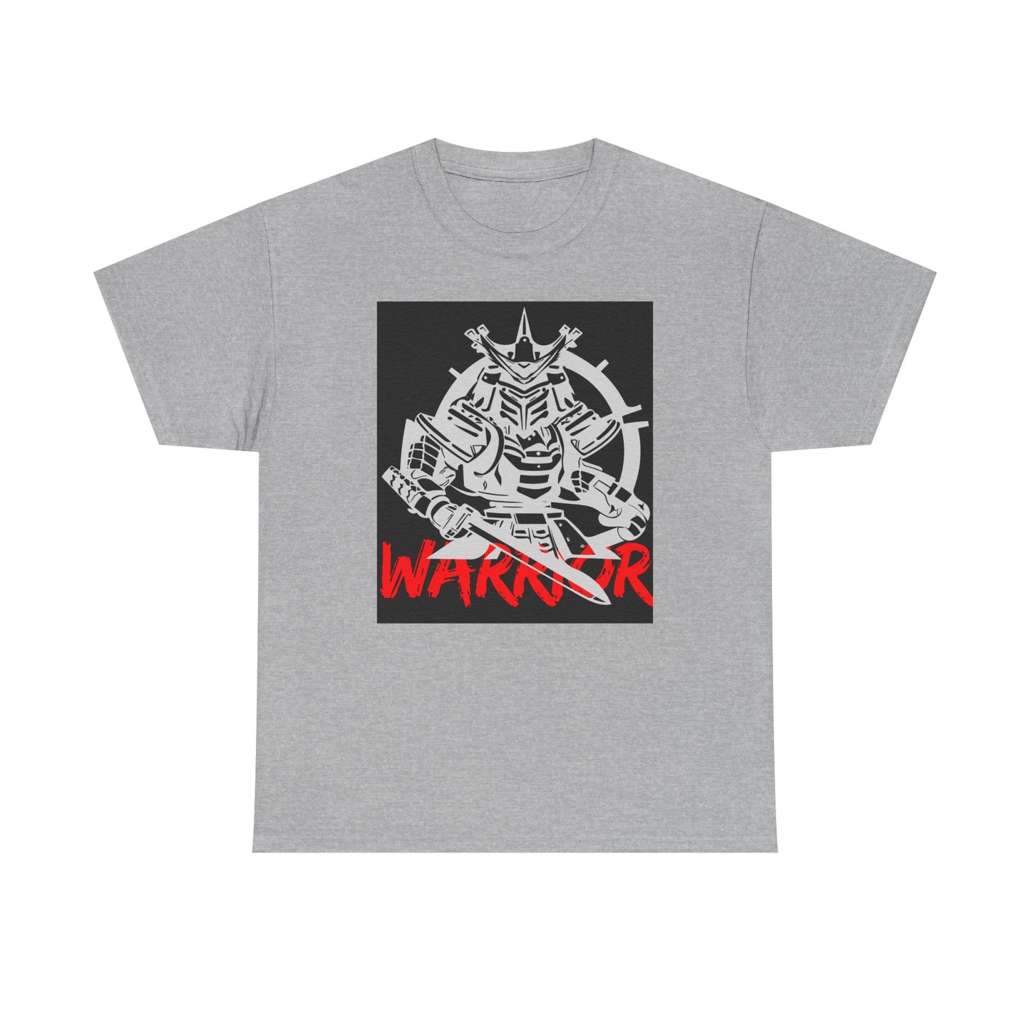 Warrior Graphic Unisex Heavy Cotton Tee - Bold Style for Strength and Resilience