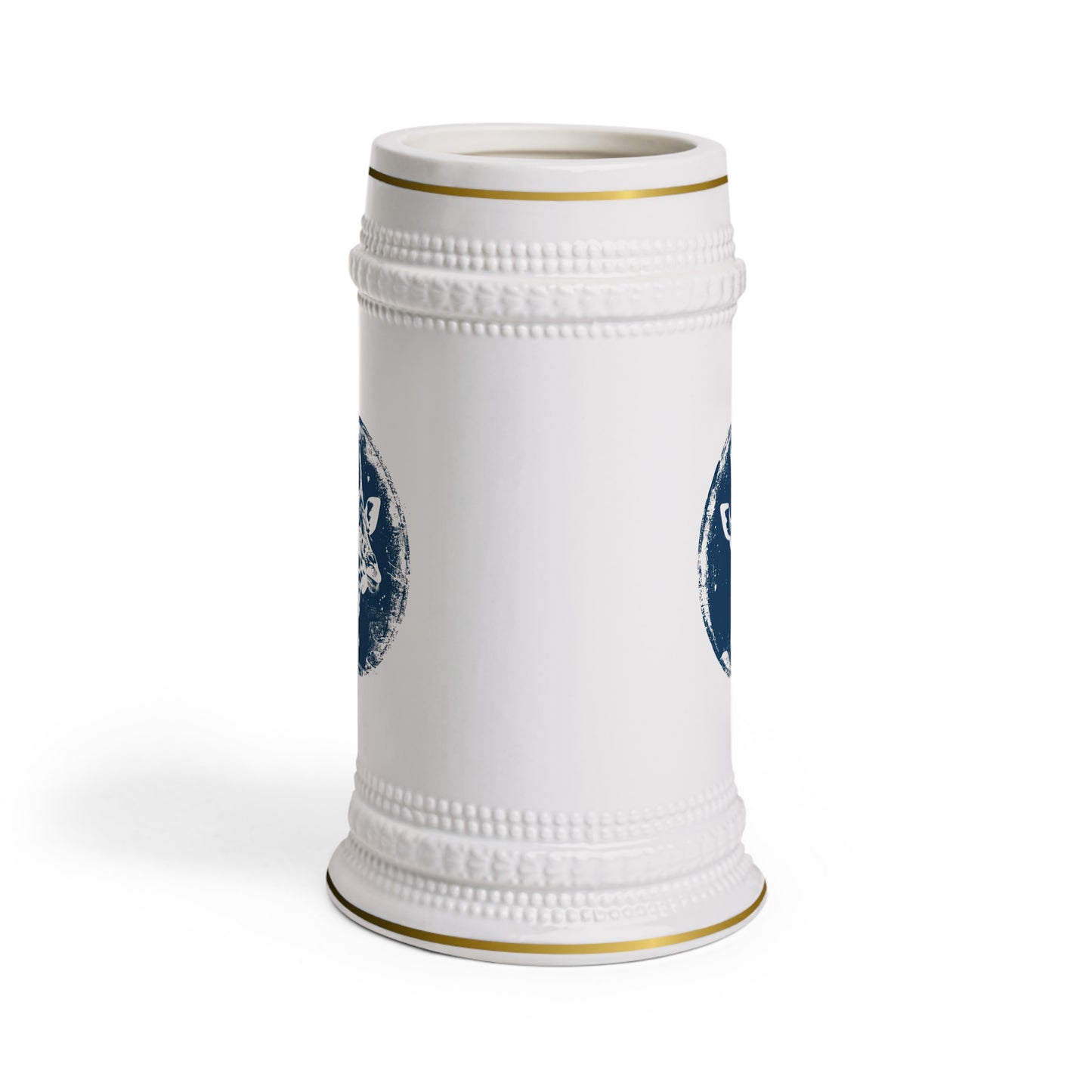 ‘Blue Cow’ Beer Stein Mug