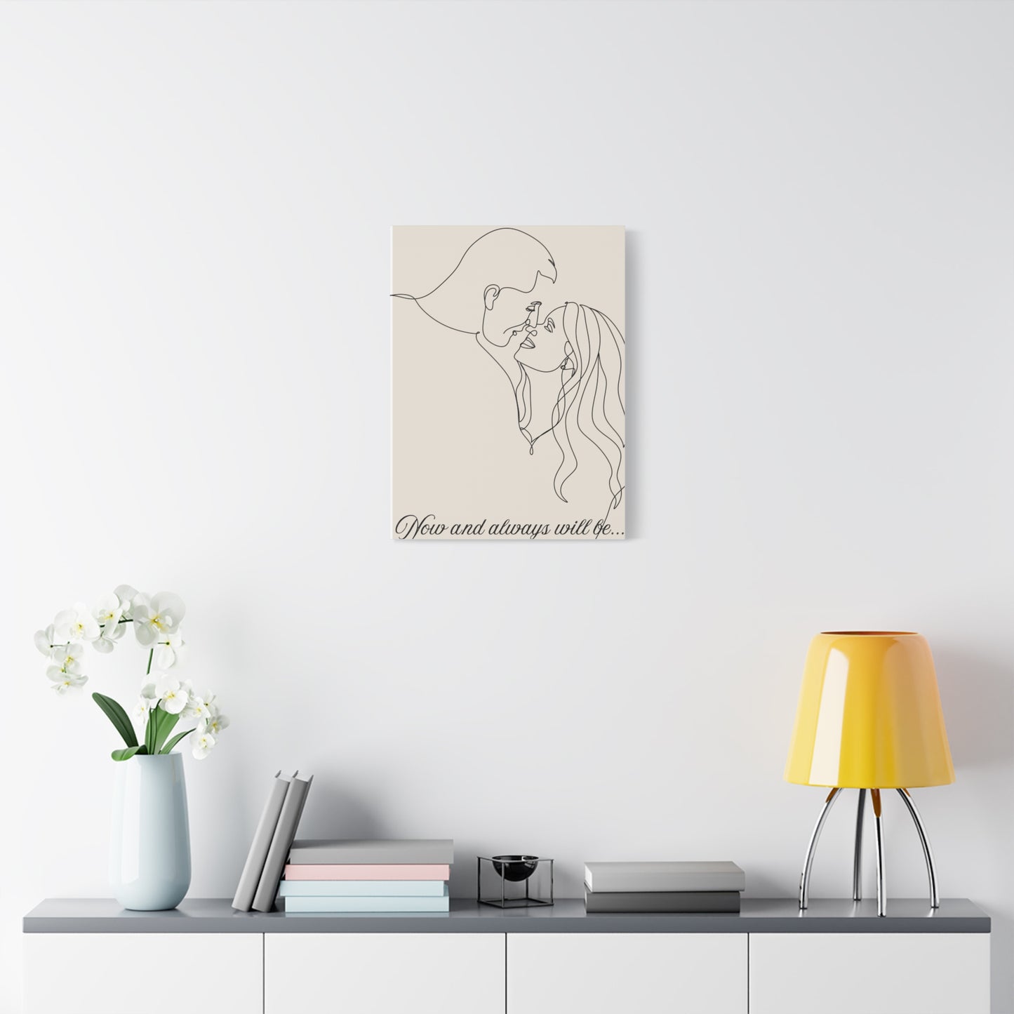 ‘Now & Always will be’ Matte Canvas, Stretched, 1.25"