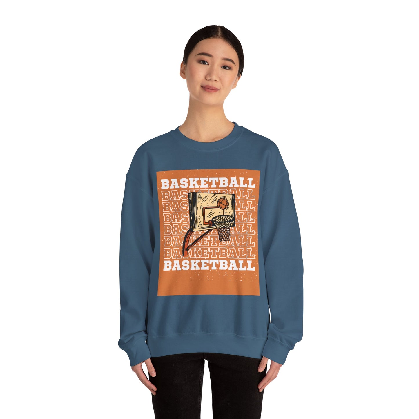 ‘Basketball’ Unisex Heavy Blend™ Crewneck Sweatshirt