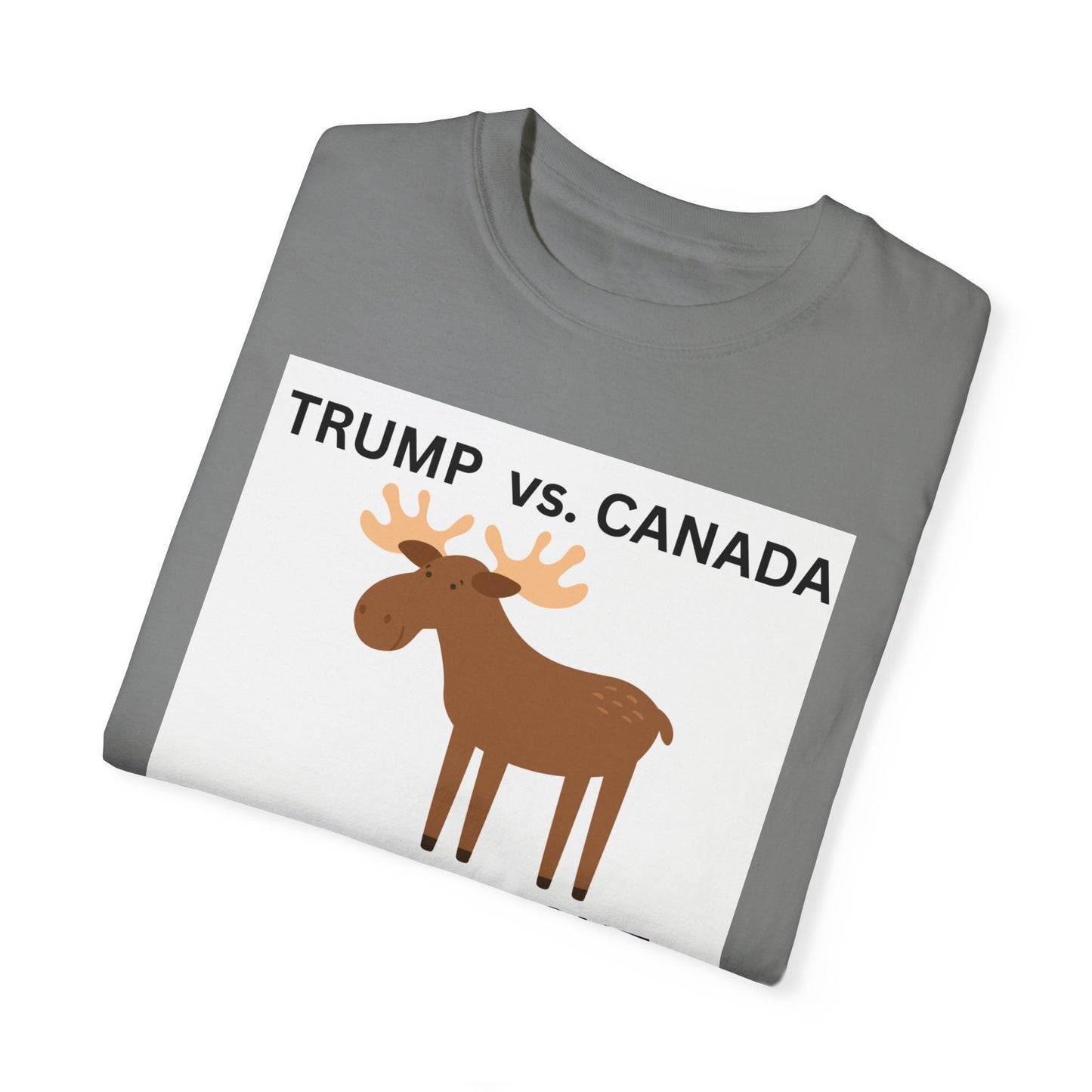 Funny Moose Fight T-Shirt - Trump vs. Canada Unisex Tee