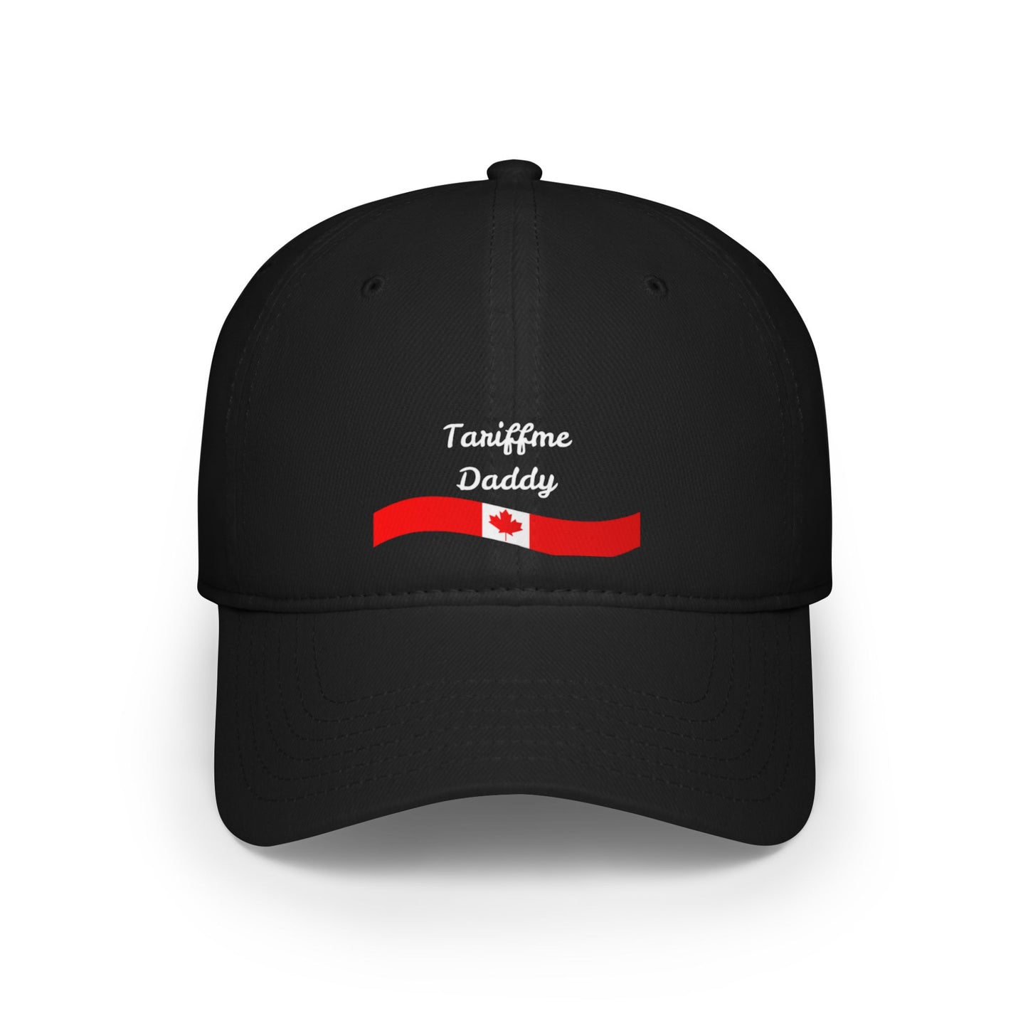 Tarnifme Daddy Low Profile Baseball Cap - Stylish Black Hat for Proud Canadian Dads