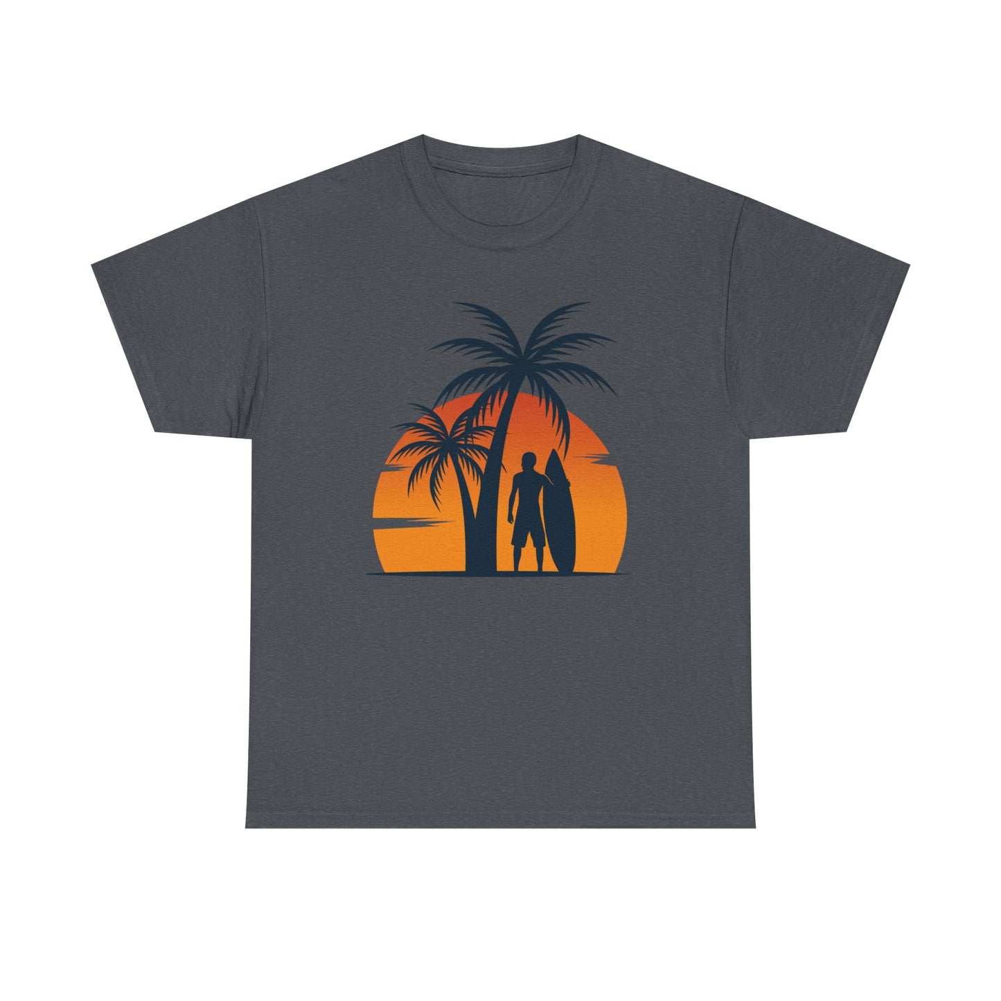 Tropical Sunset Tee, Relaxed Beach Vibes, Perfect for Summer Days, Gift for Beach Lovers, Vacation Essentials, Casual Wear