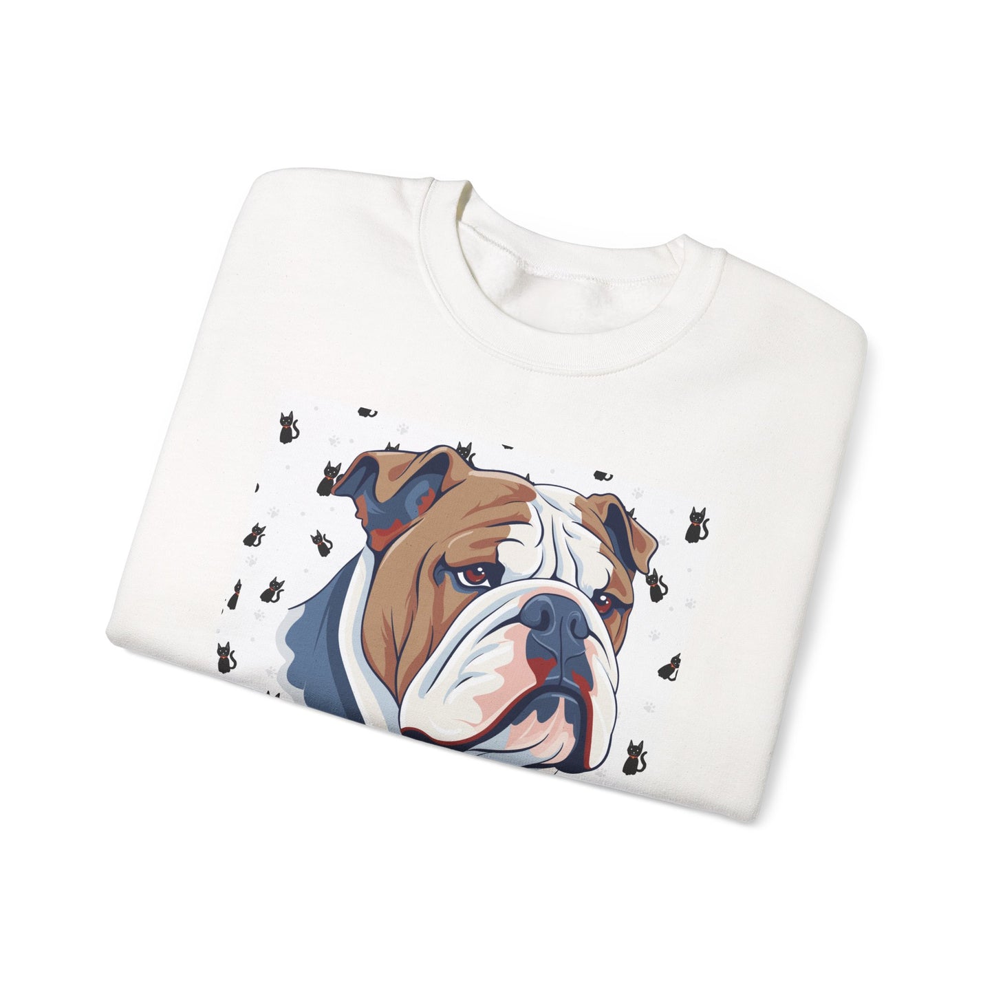I Miss You Mommy Bulldog Sweatshirt - Unisex Heavy Blend™ Crewneck