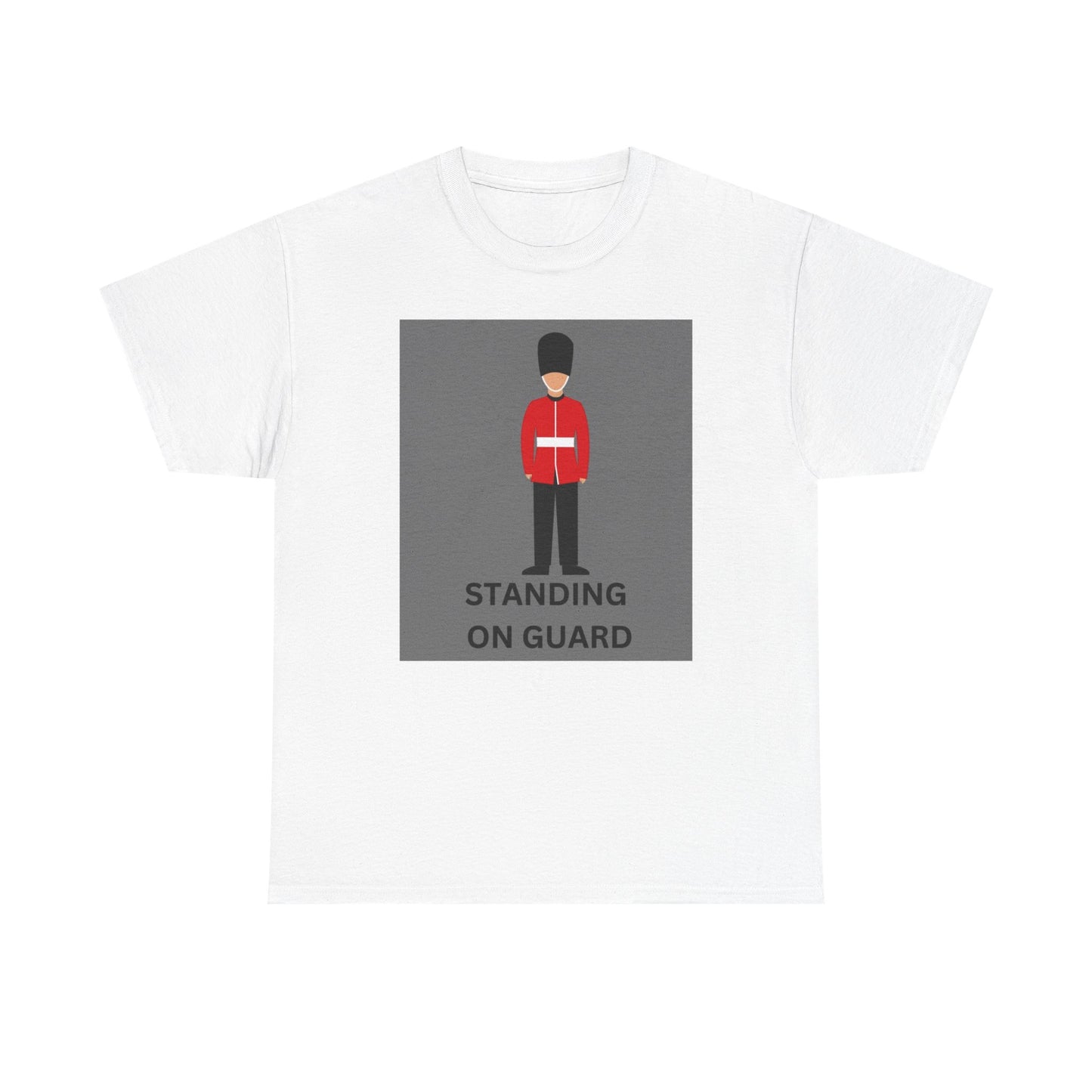 Standing On Guard Graphic Unisex Heavy Cotton Tee