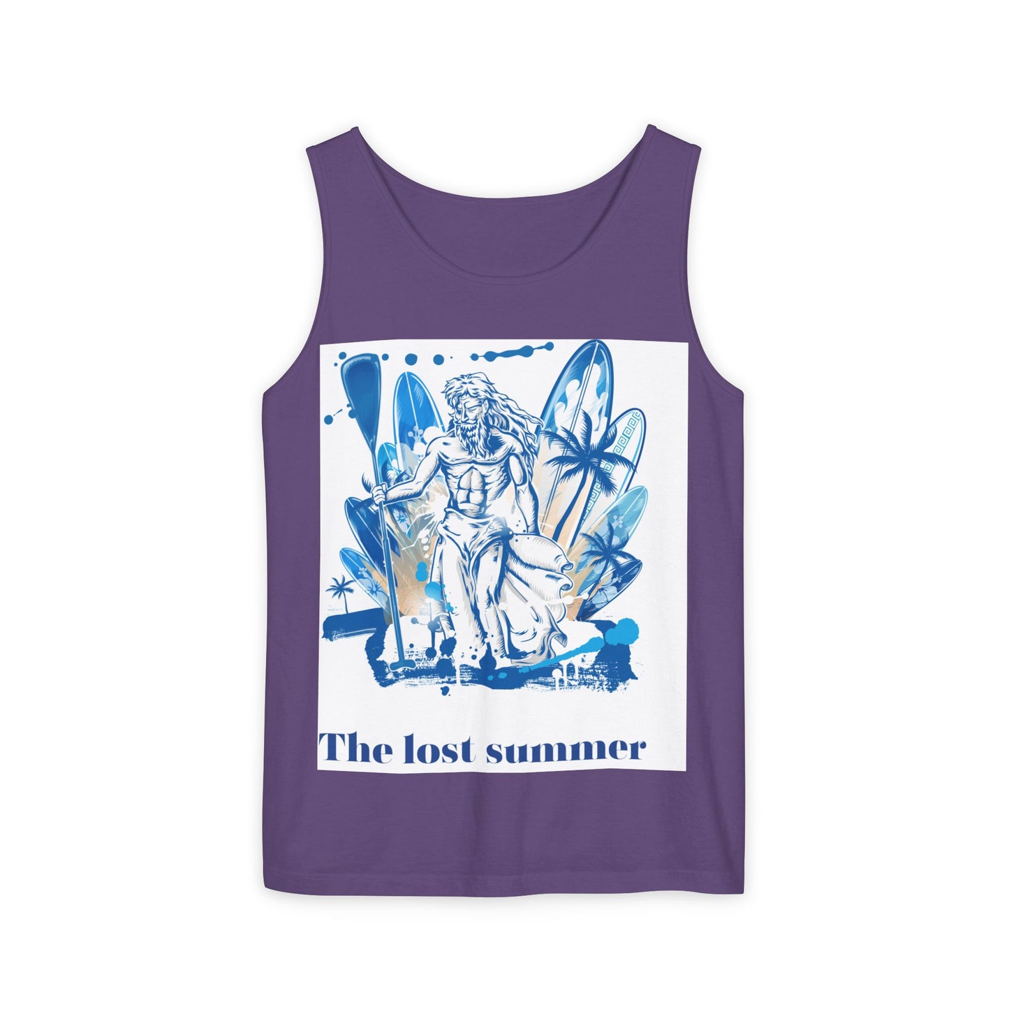 Lost Summer Unisex Tank Top, Beach Wear, Summer Vibes, Casual Top, Vacation Apparel, Gift for Friends