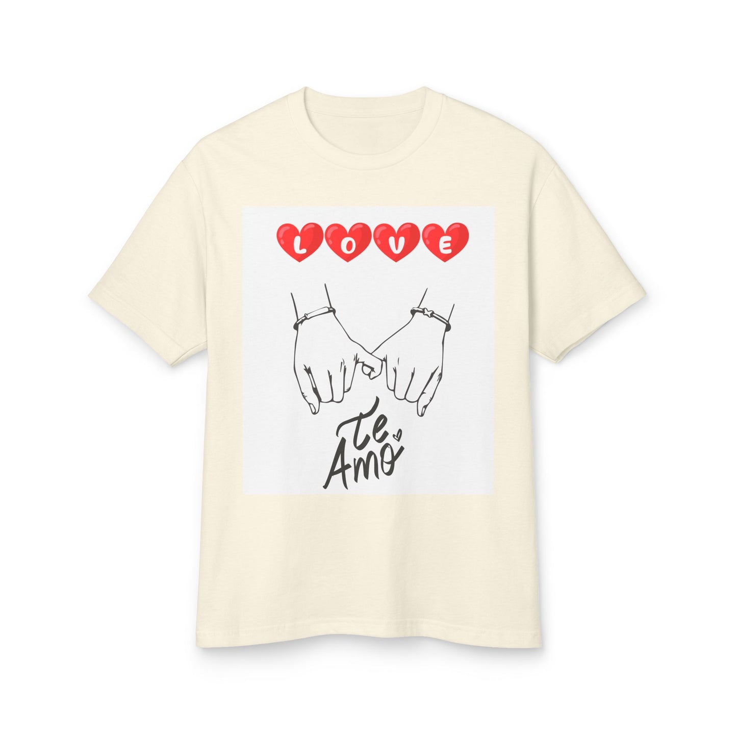 ‘His & Hers Valentines’ Unisex Garment-Dyed Heavyweight Cotton Tee
