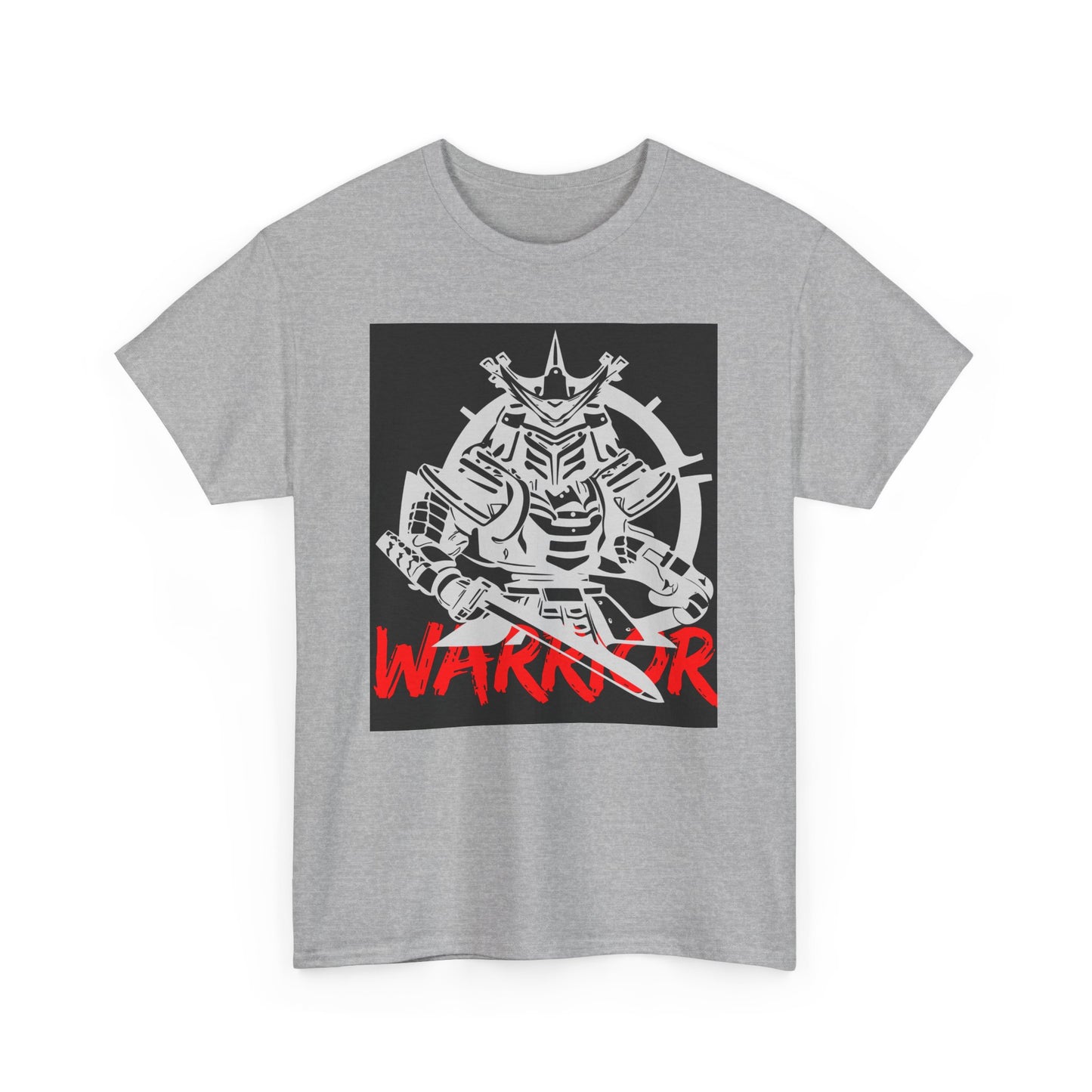 Warrior Graphic Unisex Heavy Cotton Tee - Bold Style for Strength and Resilience