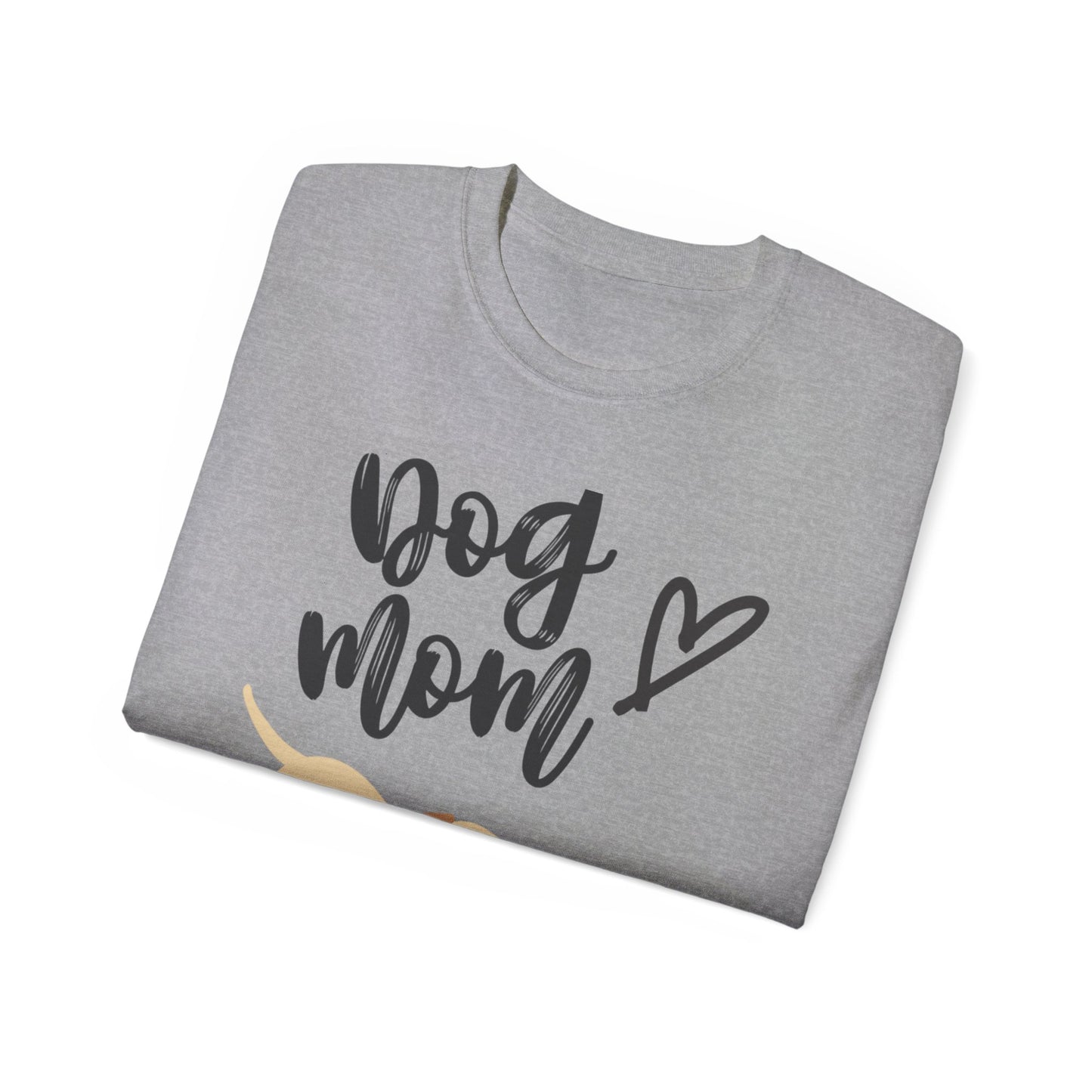 Dog Mom Unisex Ultra Cotton Tee, Pet Lover Gift, Dog Lover Shirt, Casual Summer Top, Cute Animal Tee, Birthday Gift