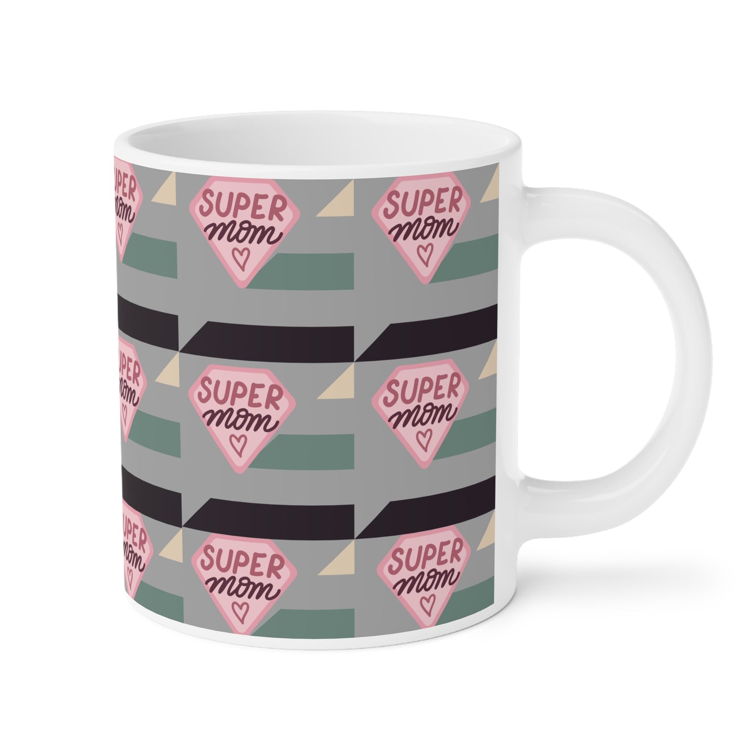 Super Mom Ceramic Mug - Heartfelt Gift for Mother's Day & Everyday Celebrations