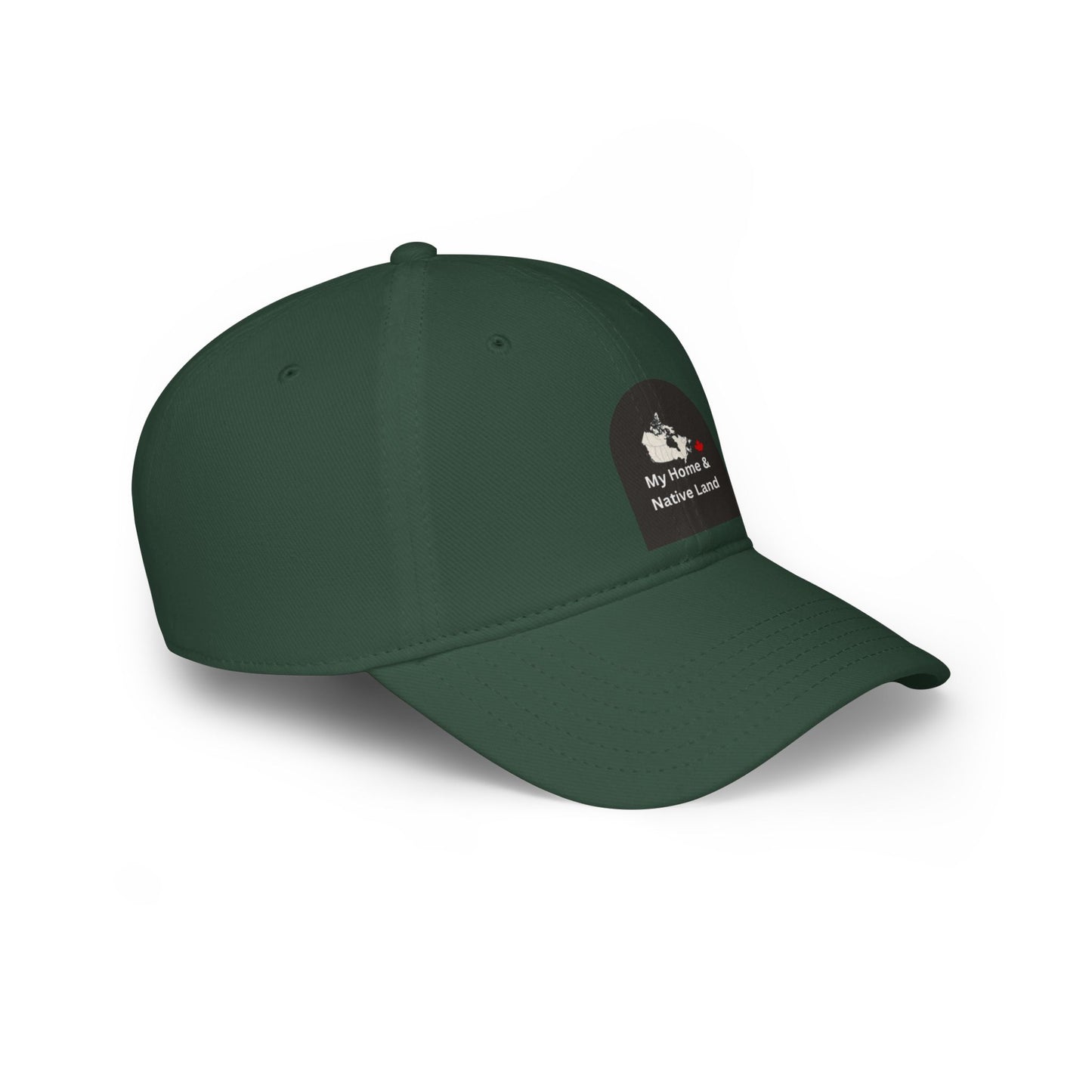 My Home & Native Land Low Profile Baseball Cap - Red Adjustable Hat