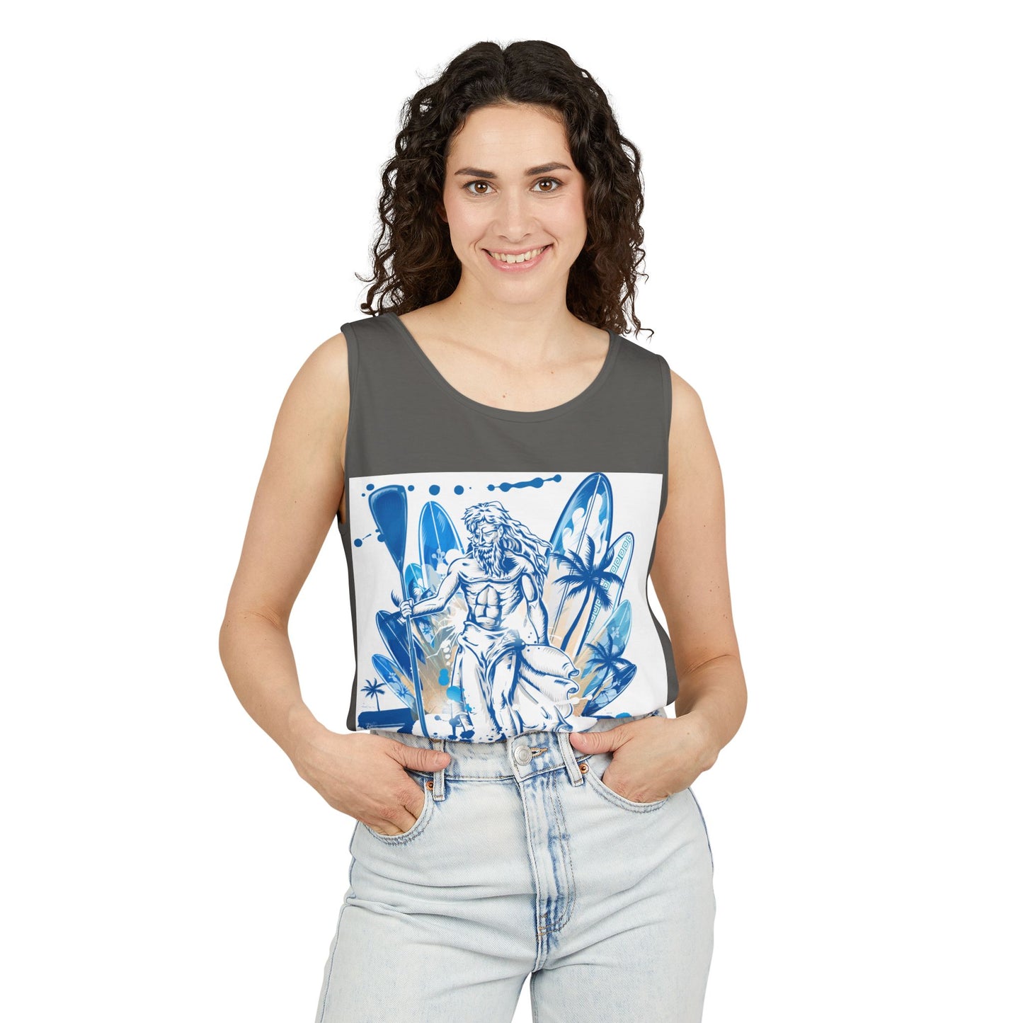 Lost Summer Unisex Tank Top, Beach Wear, Summer Vibes, Casual Top, Vacation Apparel, Gift for Friends