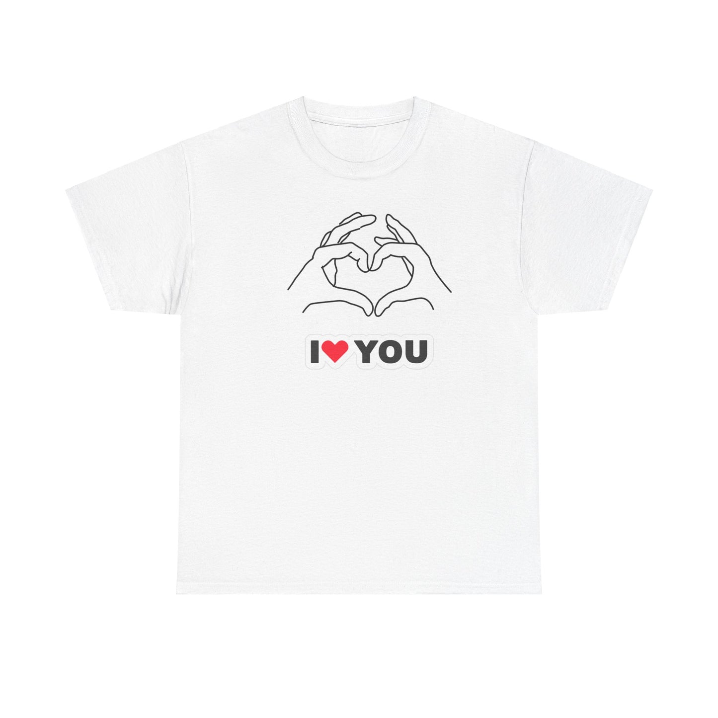 ‘I Love You’ Unisex Heavy Cotton Tee