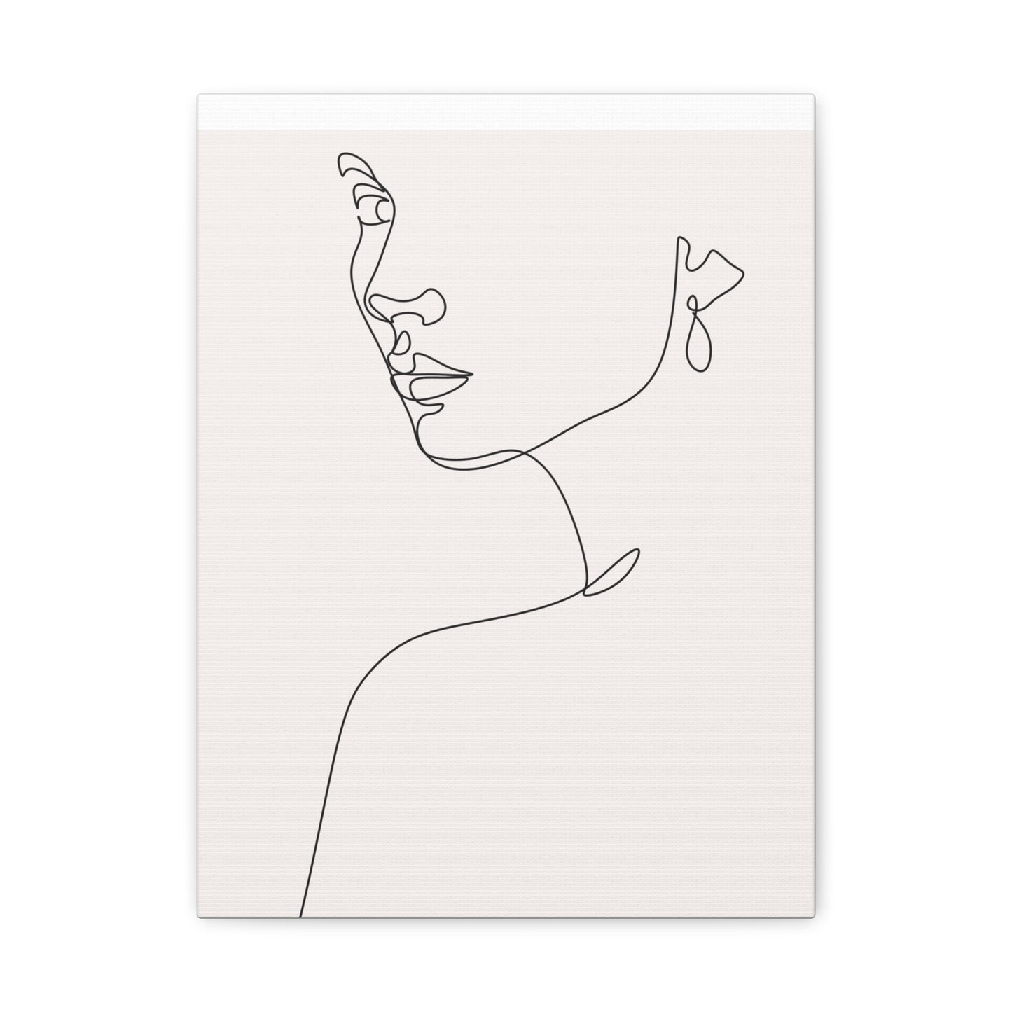 ‘Line Art’ Matte Canvas, Stretched, 1.25"