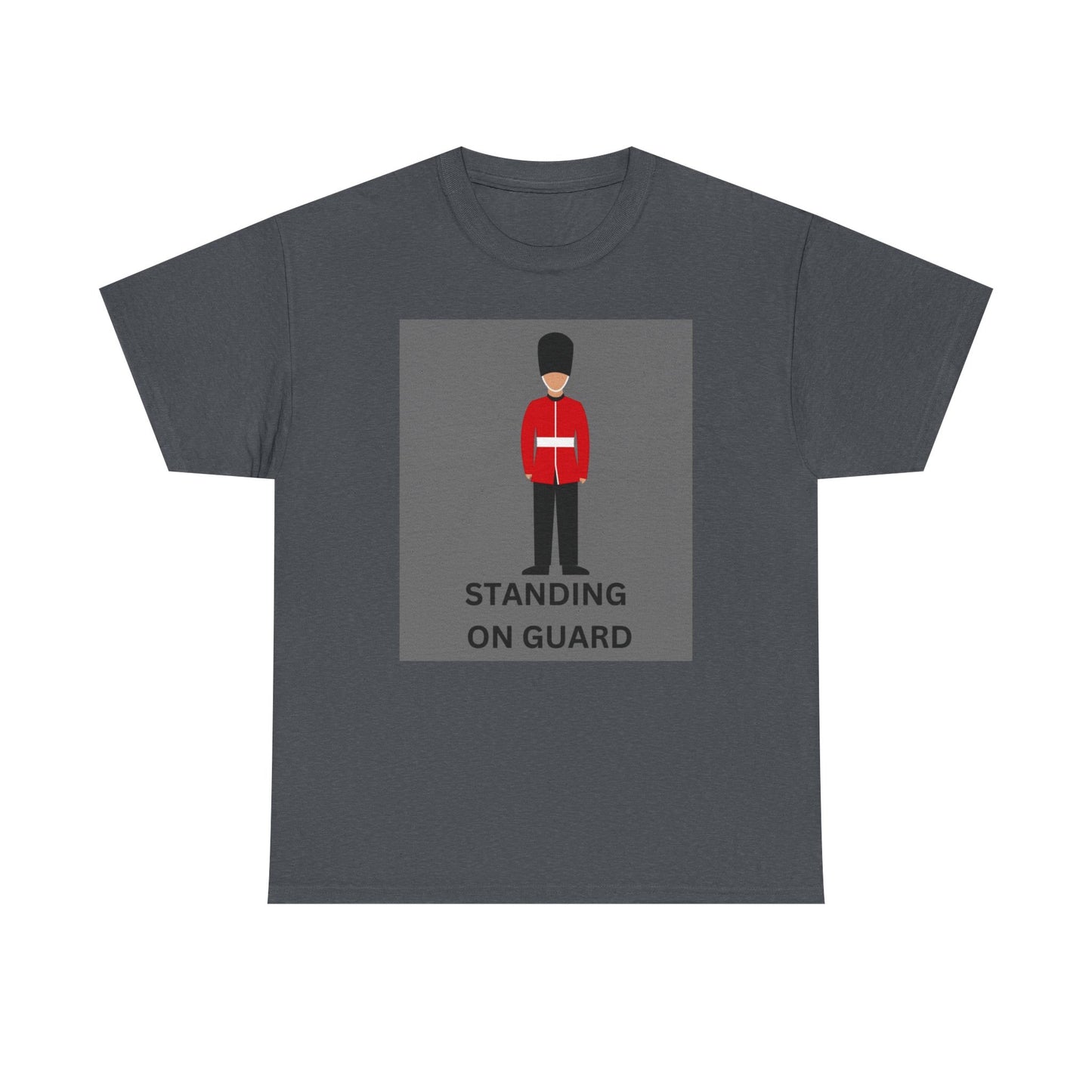 Standing On Guard Graphic Unisex Heavy Cotton Tee