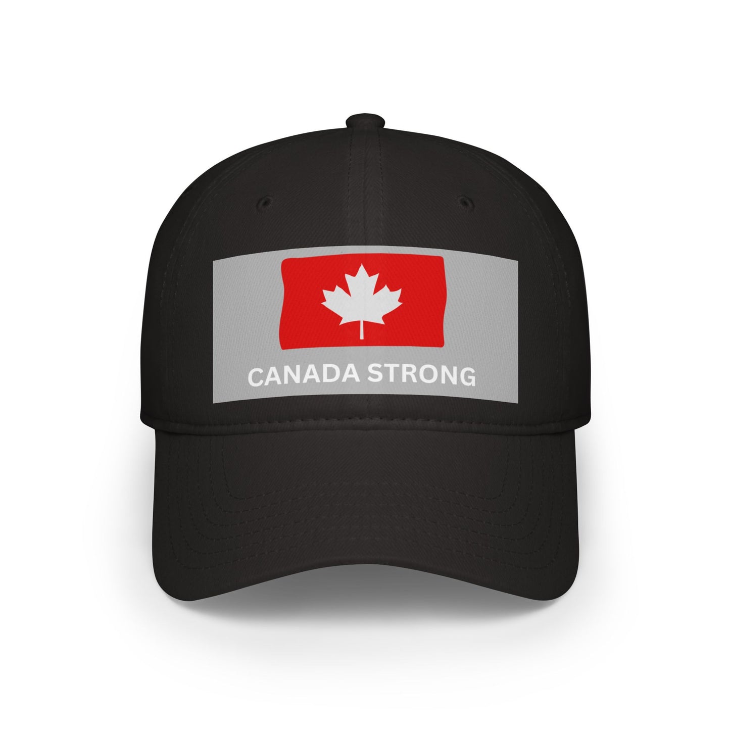 Canada Strong Low Profile Baseball Cap - Stylish Red Hat for Showcasing Canadian Pride