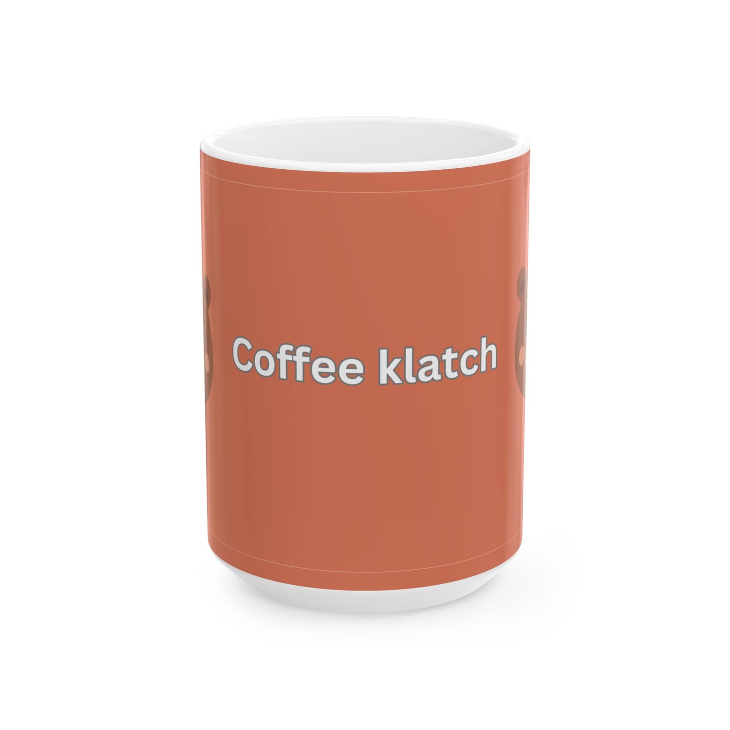 ‘Coffee Klatch’ Ceramic Mug, (11oz, 15oz)