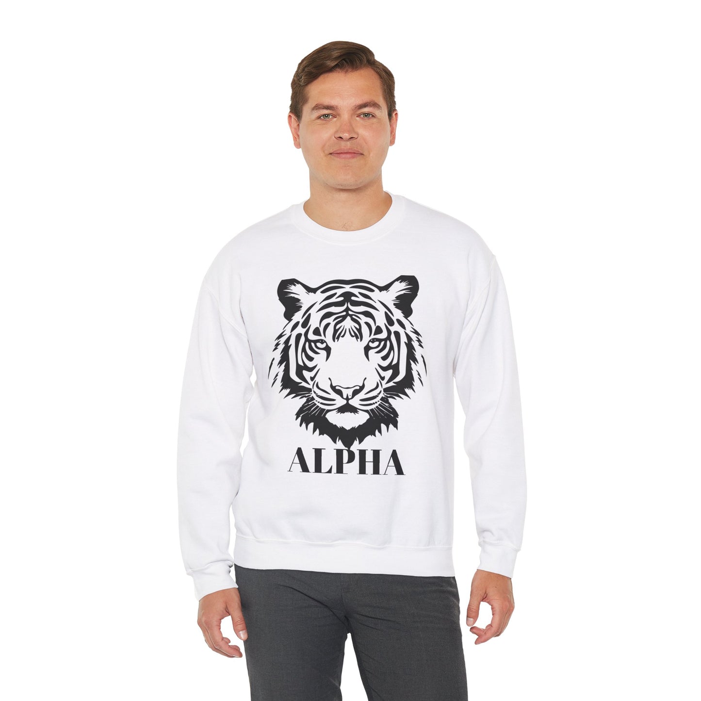 ‘ALPHA’ Unisex Heavy Blend™ Crewneck Sweatshirt
