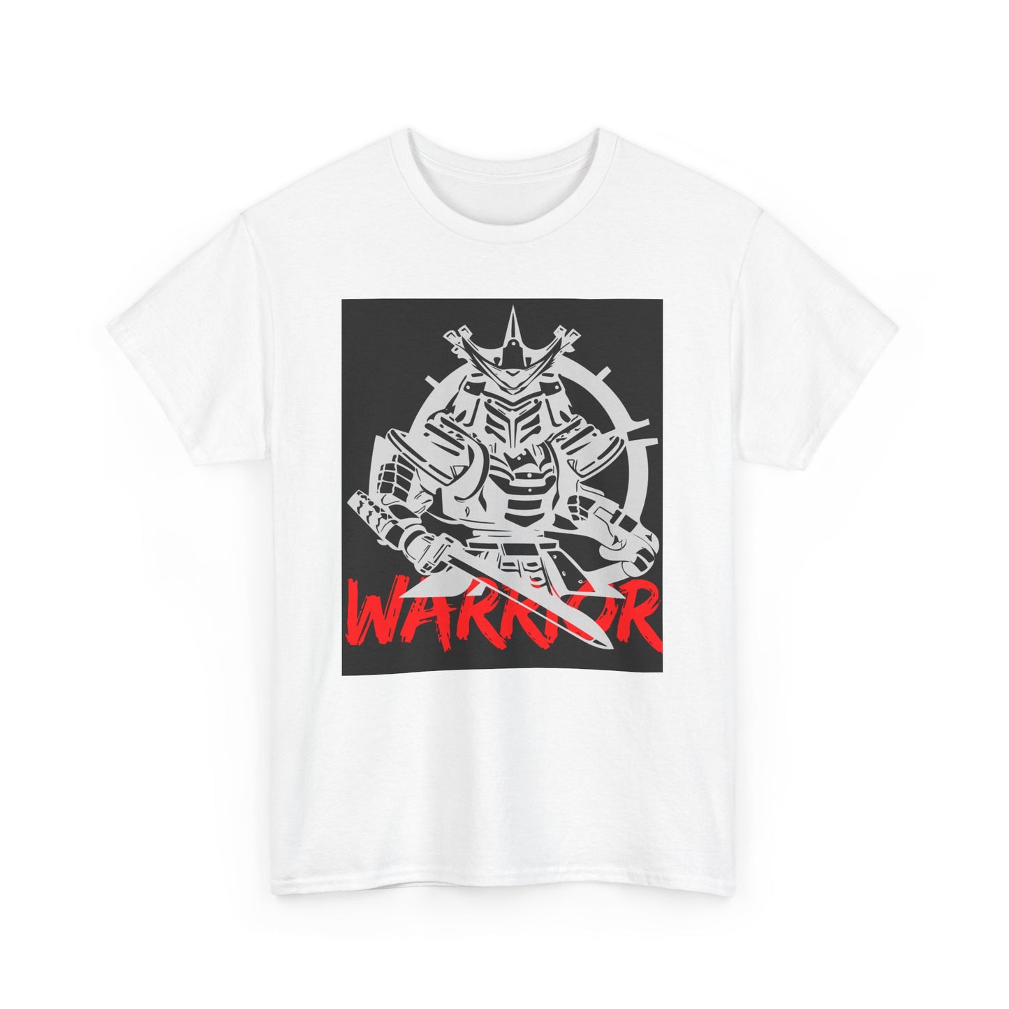 Warrior Graphic Unisex Heavy Cotton Tee - Bold Style for Strength and Resilience