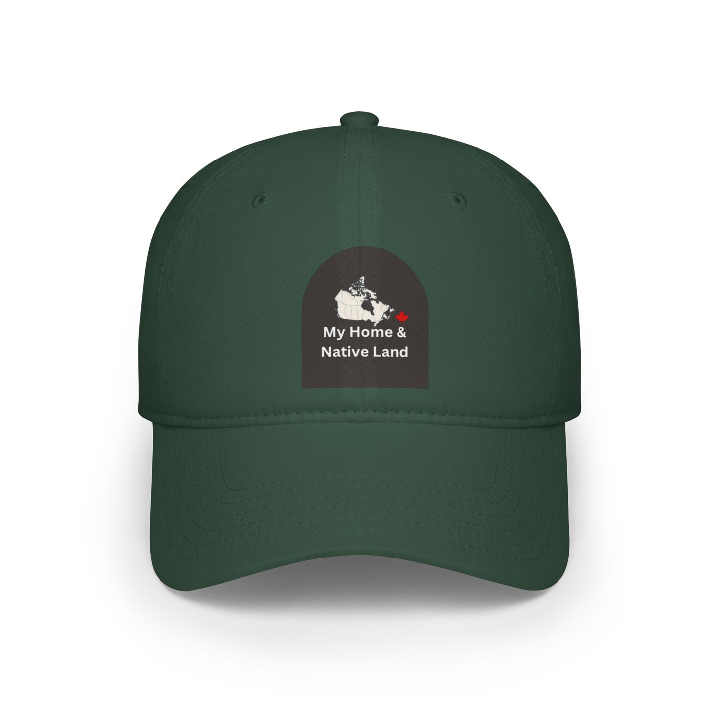 My Home & Native Land Low Profile Baseball Cap - Red Adjustable Hat