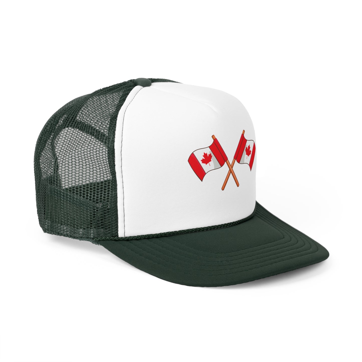 Canadian Pride Trucker Cap - Double Flag Design