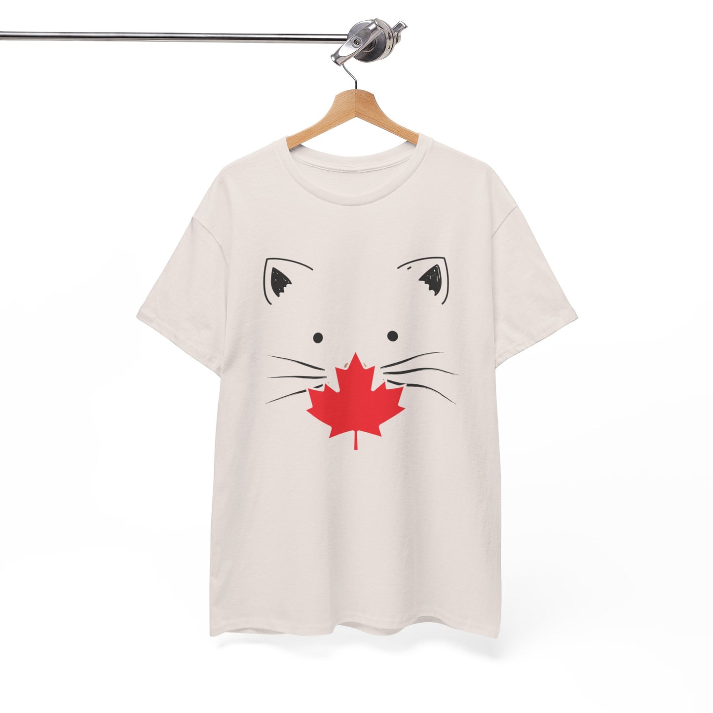 Cute Canadian Cat Unisex Heavy Cotton Tee