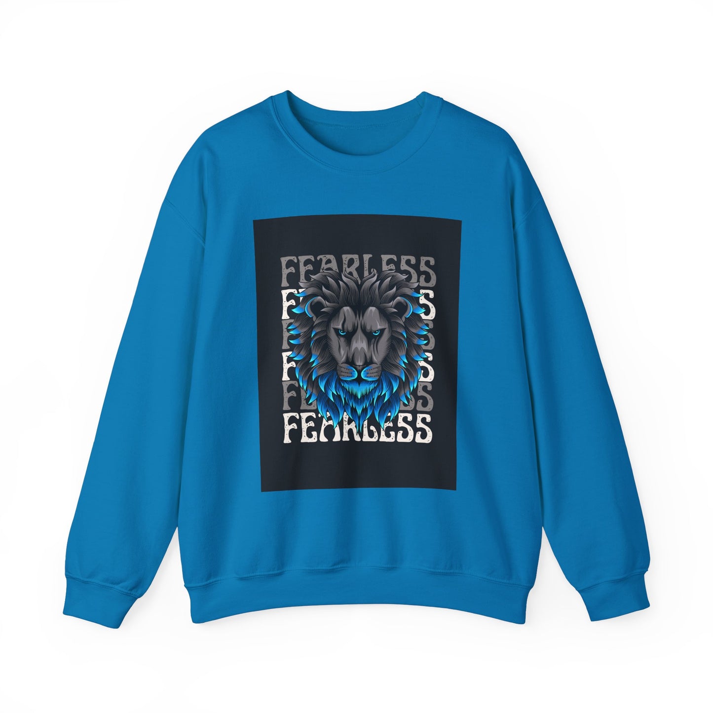‘Fearless Blue’ Unisex Heavy Blend™ Crewneck Sweatshirt