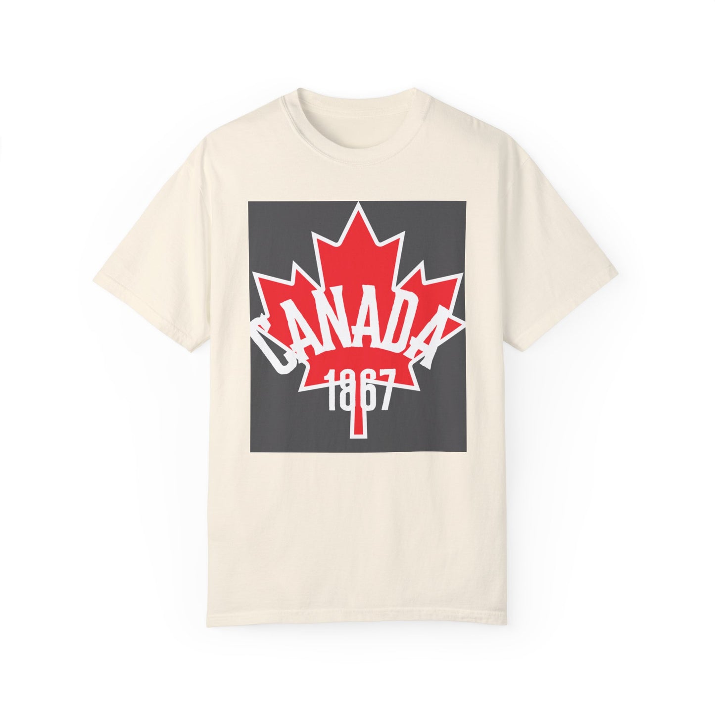 Canada 1867 Unisex Garment-Dyed T-Shirt - Perfect for Canada Day & Casual Wear
