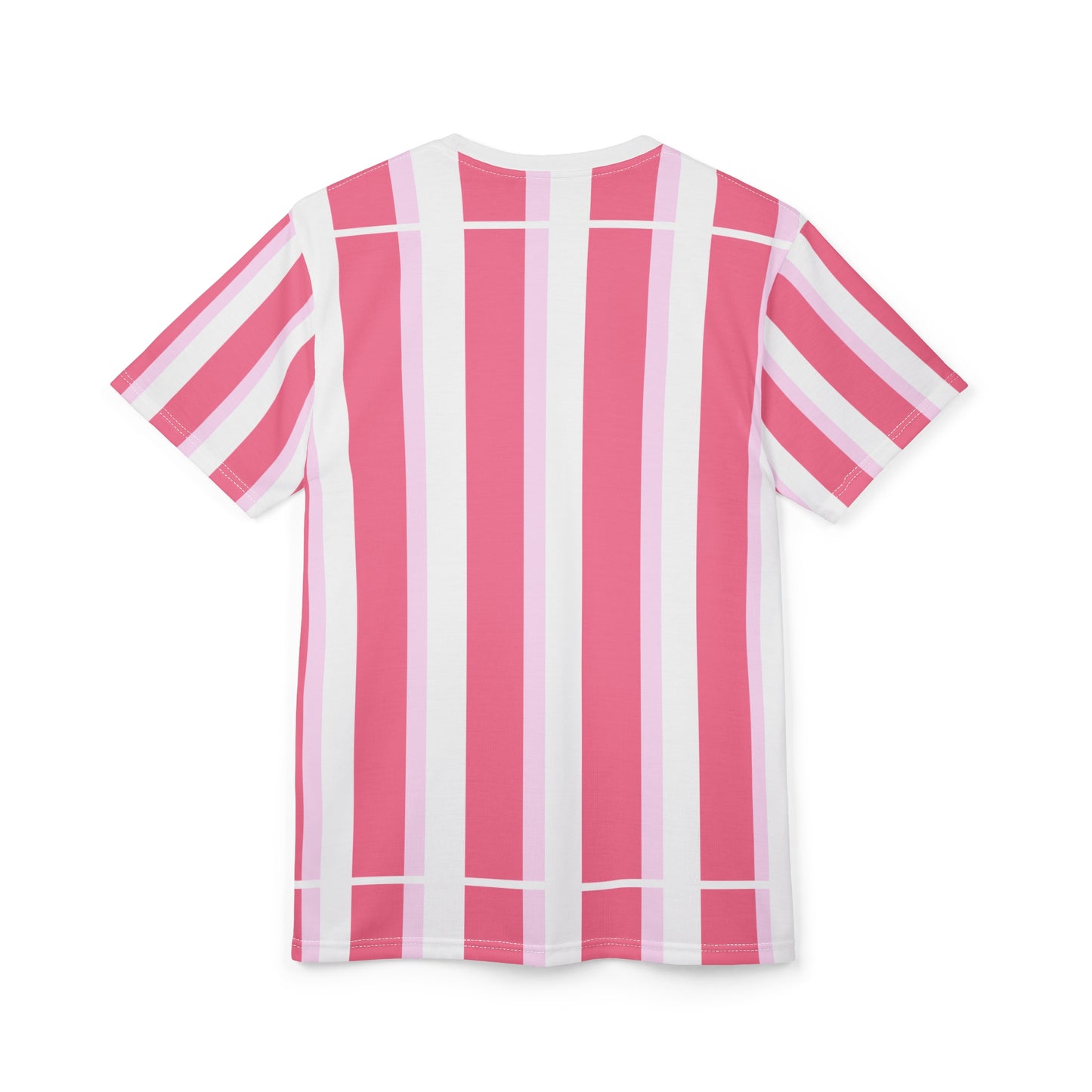 ‘Pink Stripes’ Unisex Cut & Sew Tee (AOP)