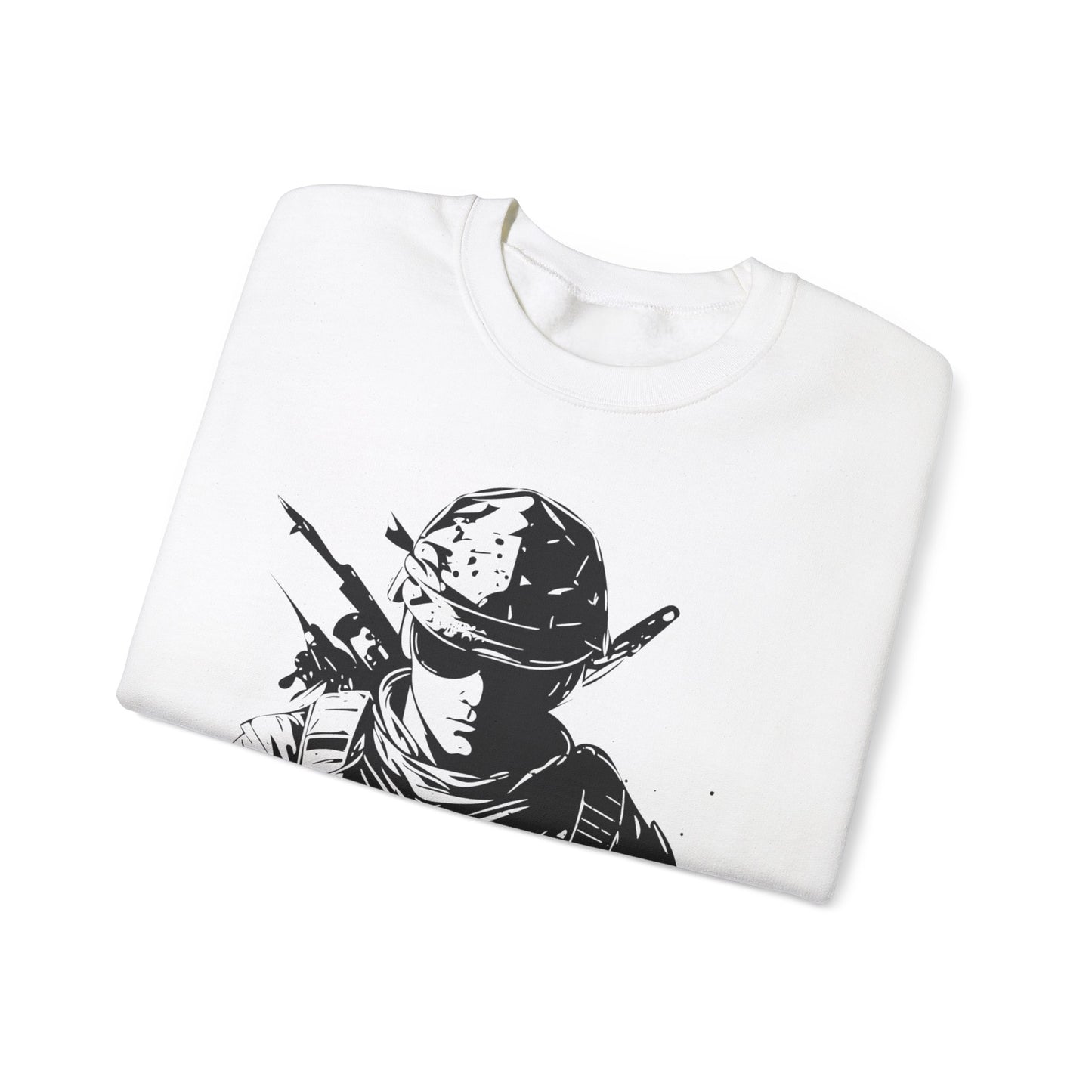 Braves Soldier Crewneck Sweatshirt - Unisex Heavy Blend