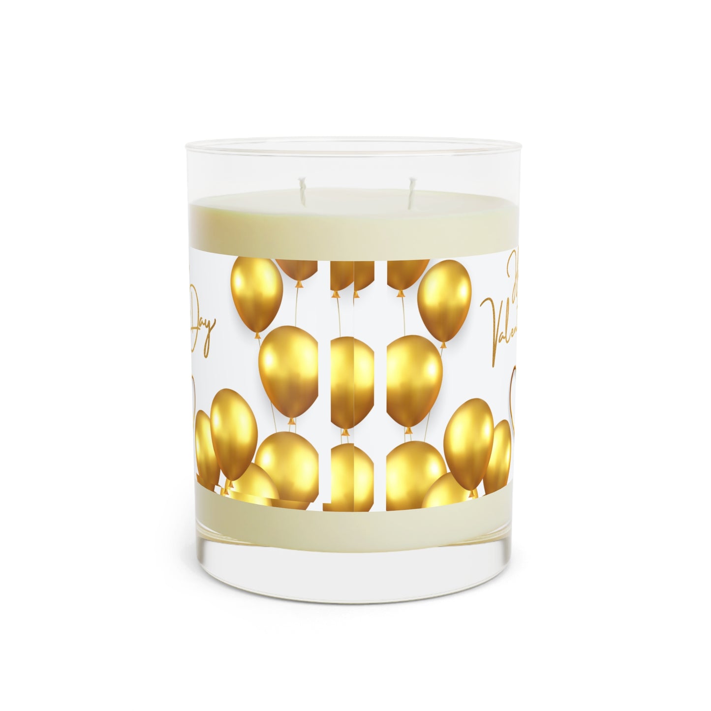 ‘Happy Valentines Day’ Scented Candle - Full Glass, 11oz