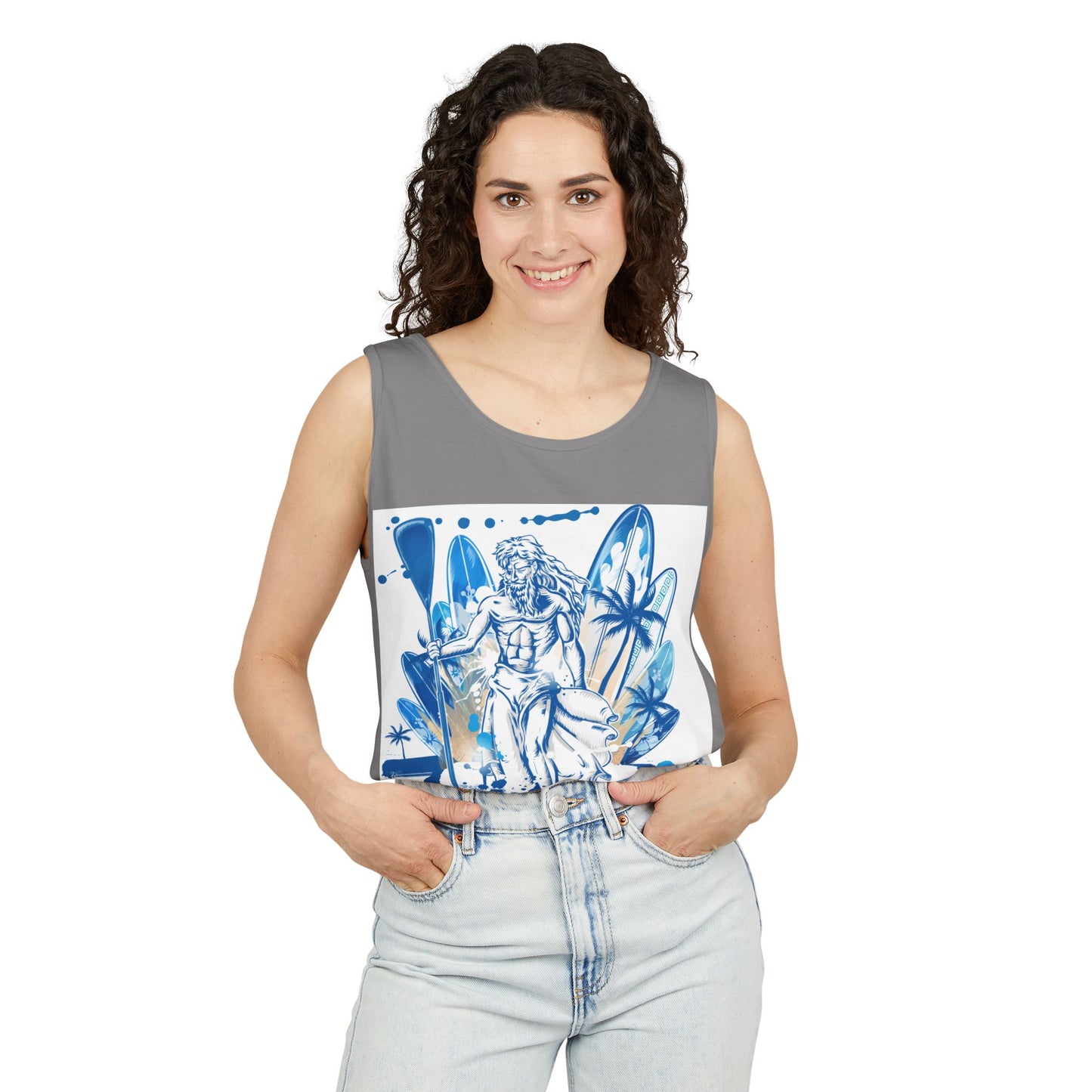 Lost Summer Unisex Tank Top, Beach Wear, Summer Vibes, Casual Top, Vacation Apparel, Gift for Friends