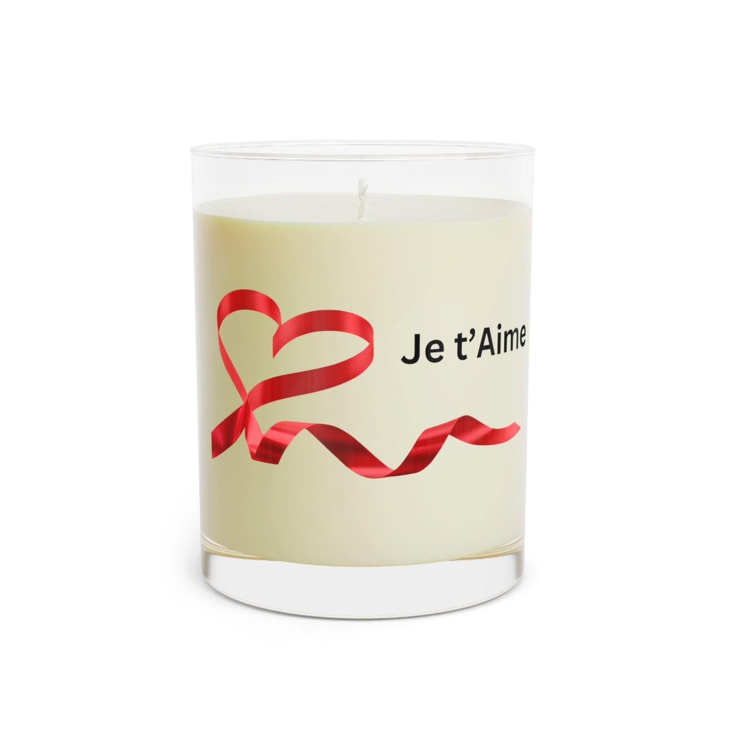Je t’Aime’ Scented Candle - Full Glass, 11oz