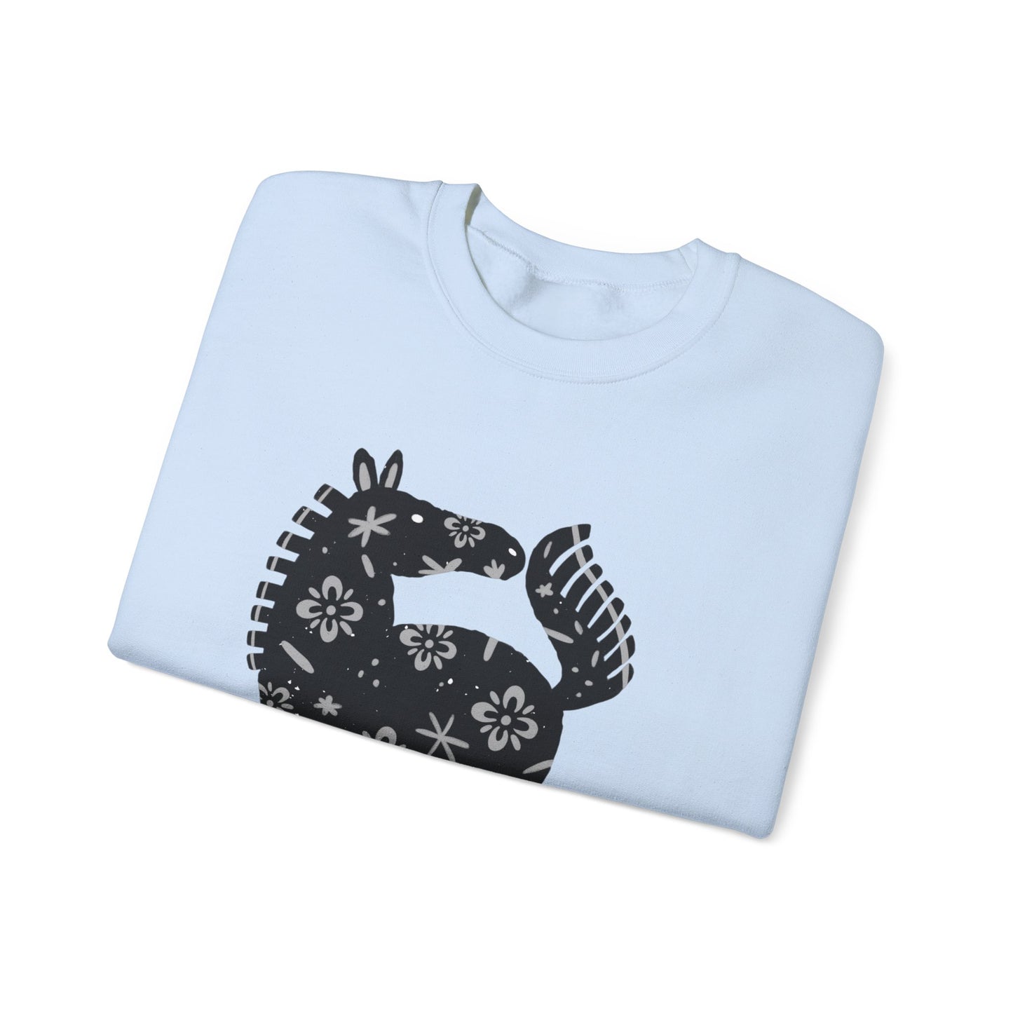 ‘Black Horse’ Unisex Heavy Blend™ Crewneck Sweatshirt