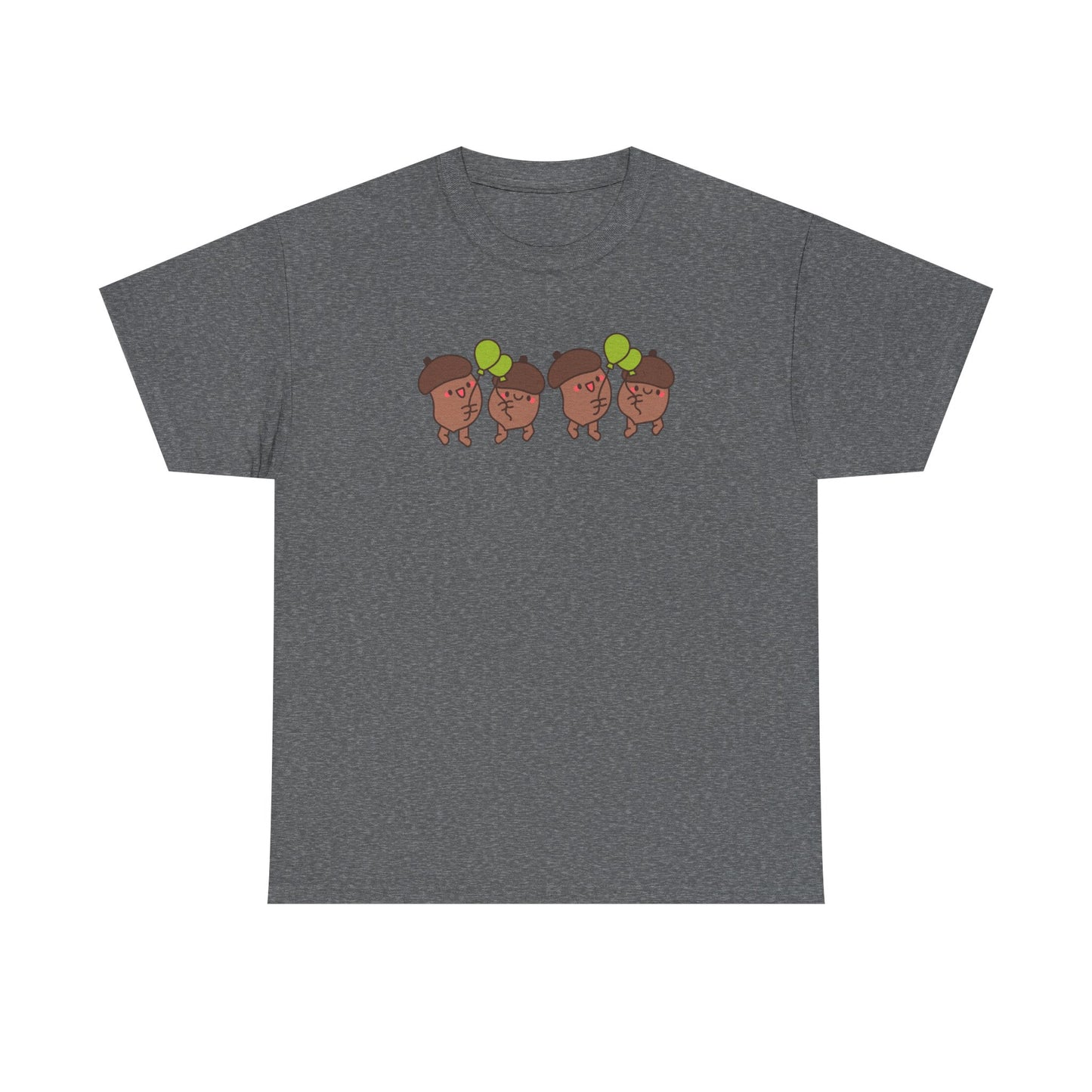 Joyful Cartoon Tee with Balloons - Unisex Heavy Cotton Shirt