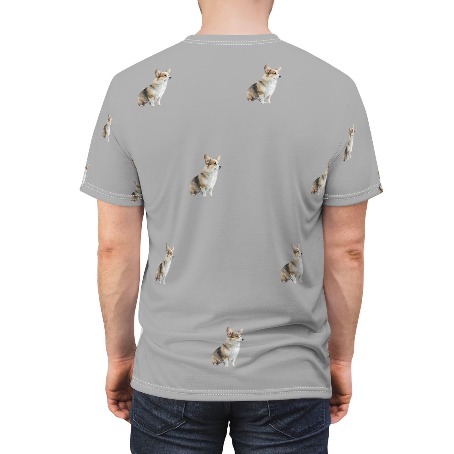 ‘Puppies”Unisex Cut & Sew Tshirt (AOP)