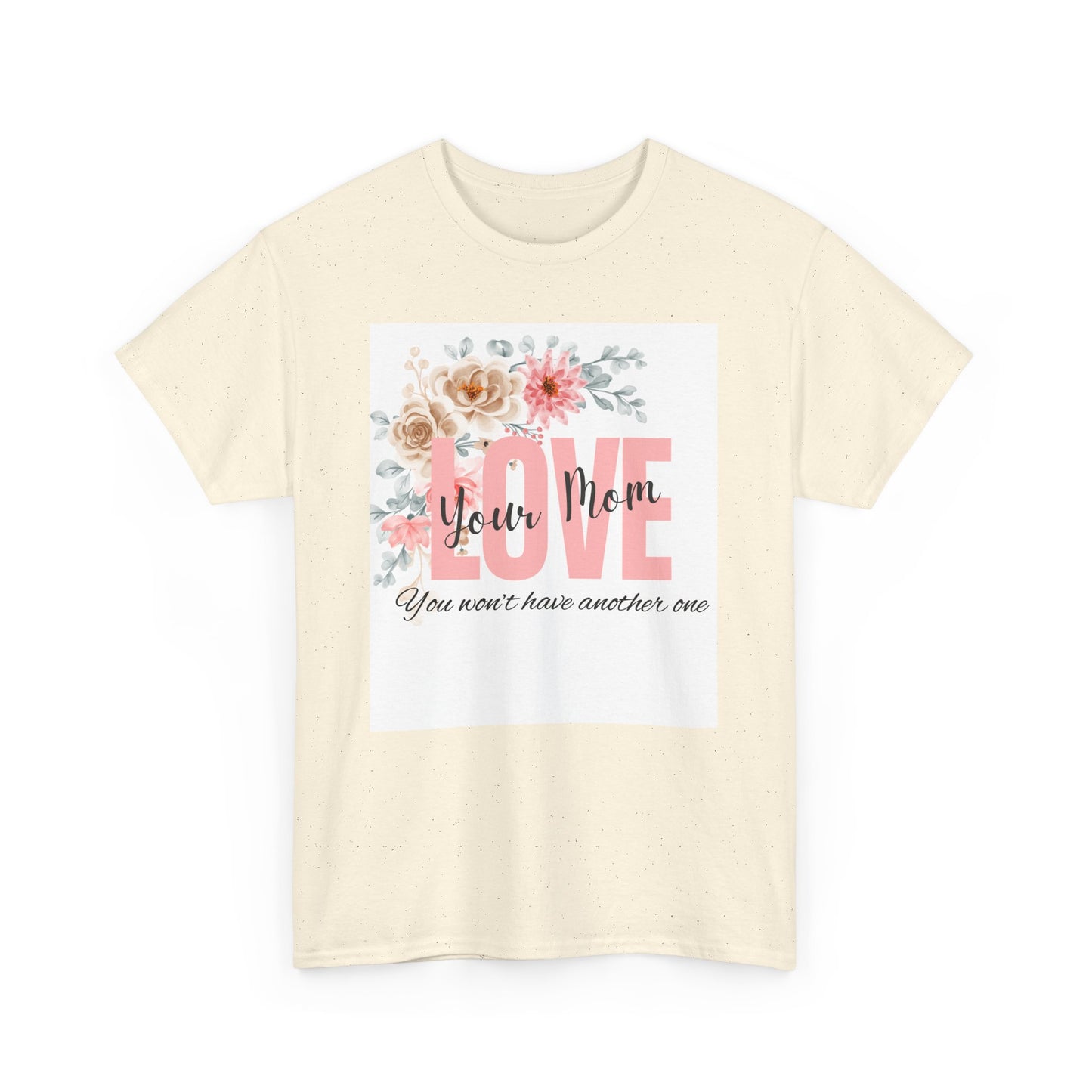 Love You Mom Unisex Heavy Cotton Tee - Perfect Gift for Mother's Day