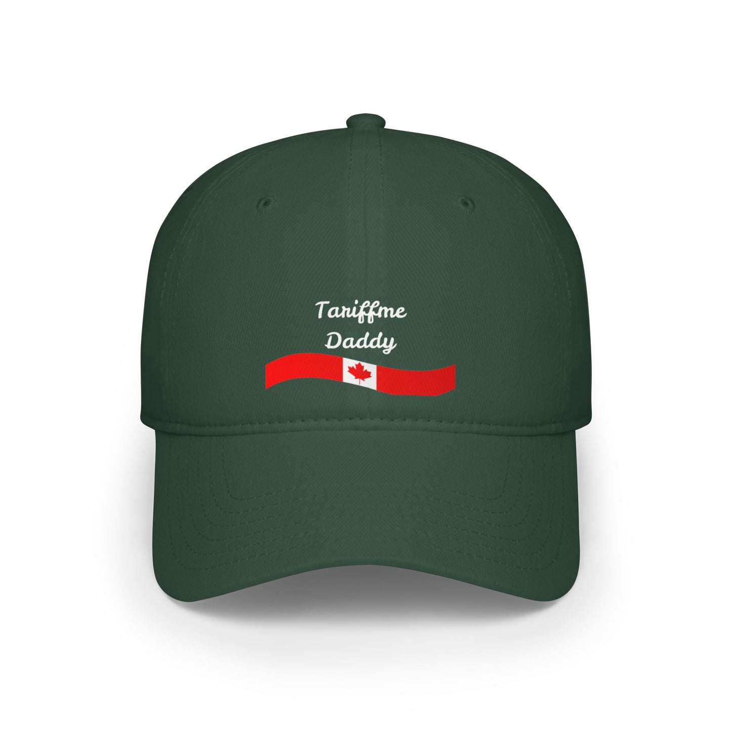 Tarnifme Daddy Low Profile Baseball Cap - Stylish Black Hat for Proud Canadian Dads
